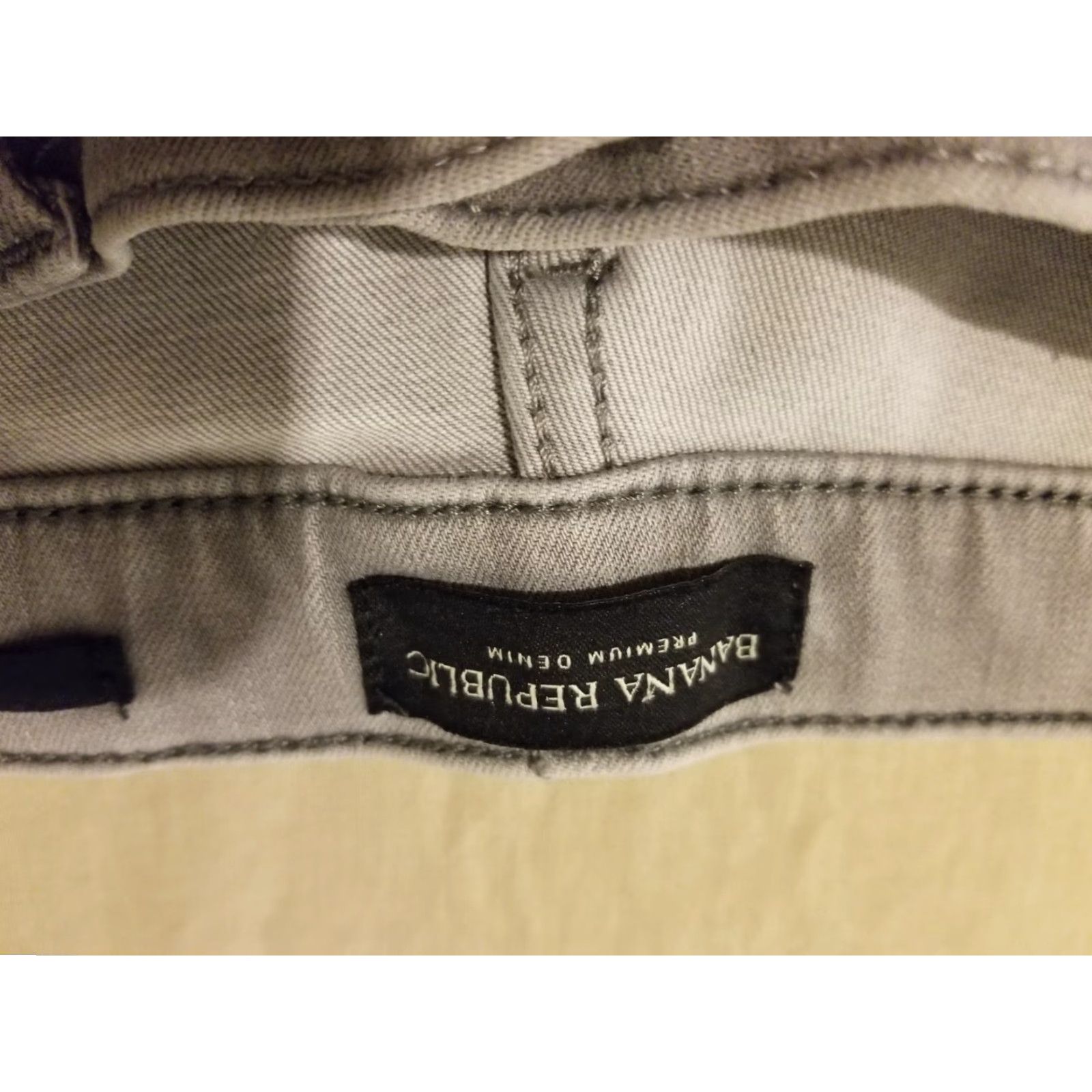 Banana Republic Womens Banana Republic Jeans Skinny 30 Gray Denim Stretch Size 30" / US 8 / IT 44 - 7 Thumbnail