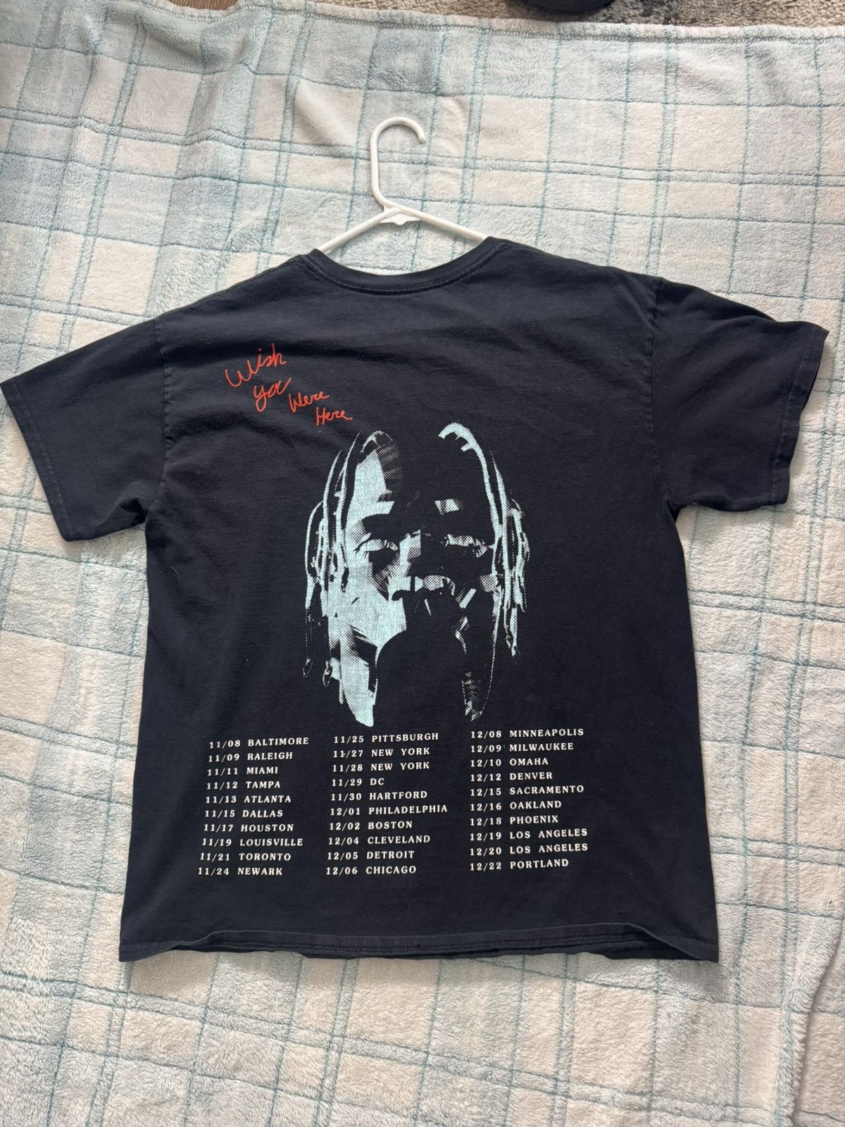 Travis Scott Travis Scott x Astroworld Tour Tee Size US M / EU 48-50 / 2 - 3 Thumbnail