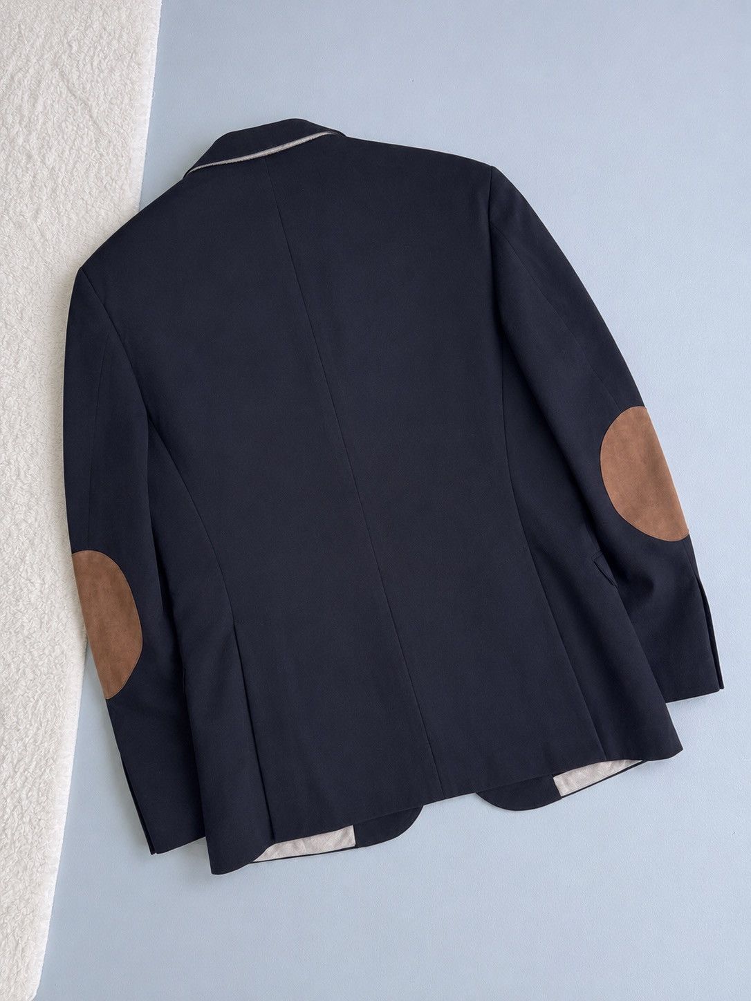 Brunello Cucinelli Brunello Cucinelli Cotton Blazer Navy Color Mens 44 R 54 IT Size 44R - 7 Thumbnail