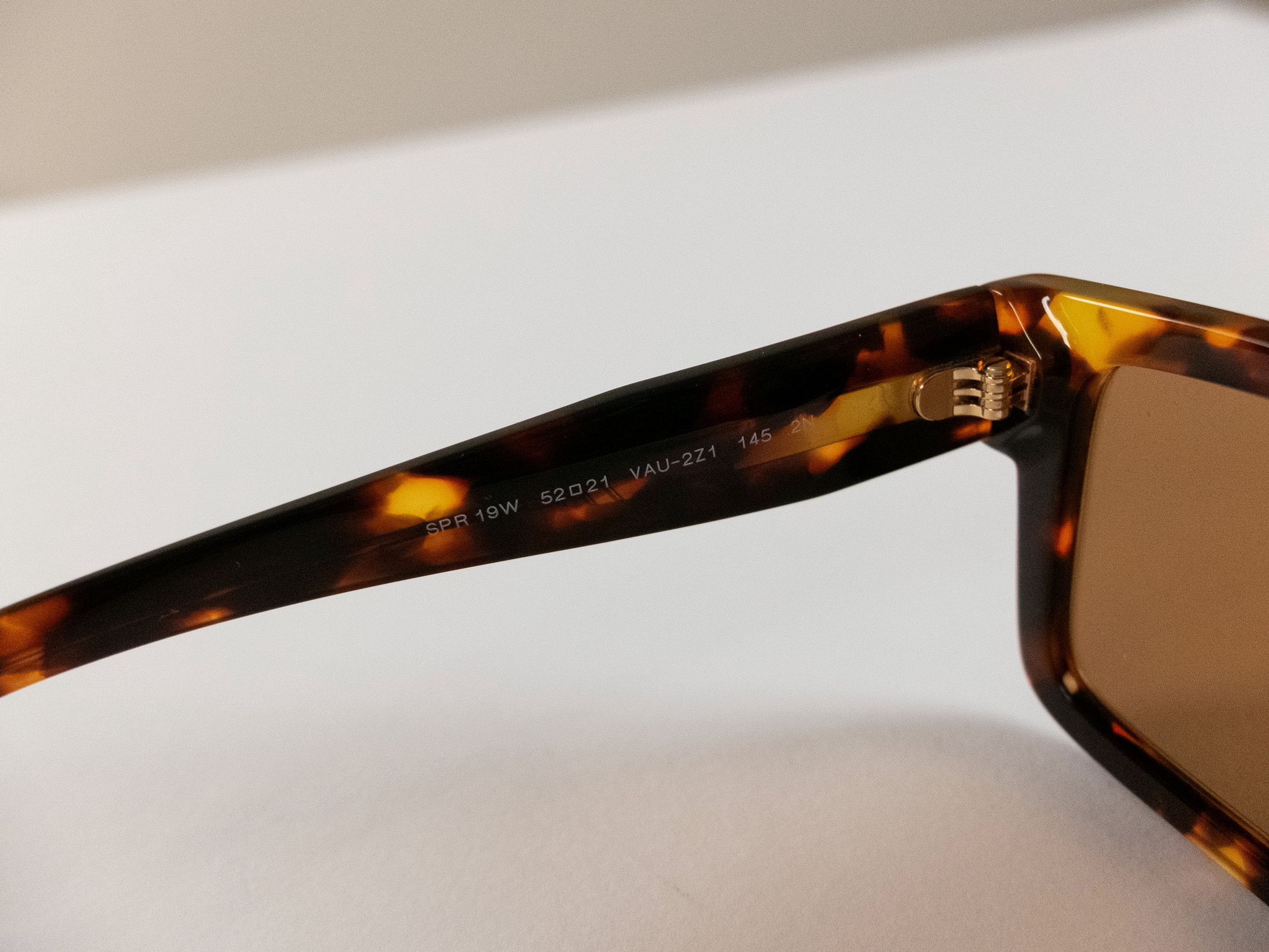 Prada PRADA brown tortoise shell square frame sunglasses Italy Size ONE SIZE - 6 Thumbnail