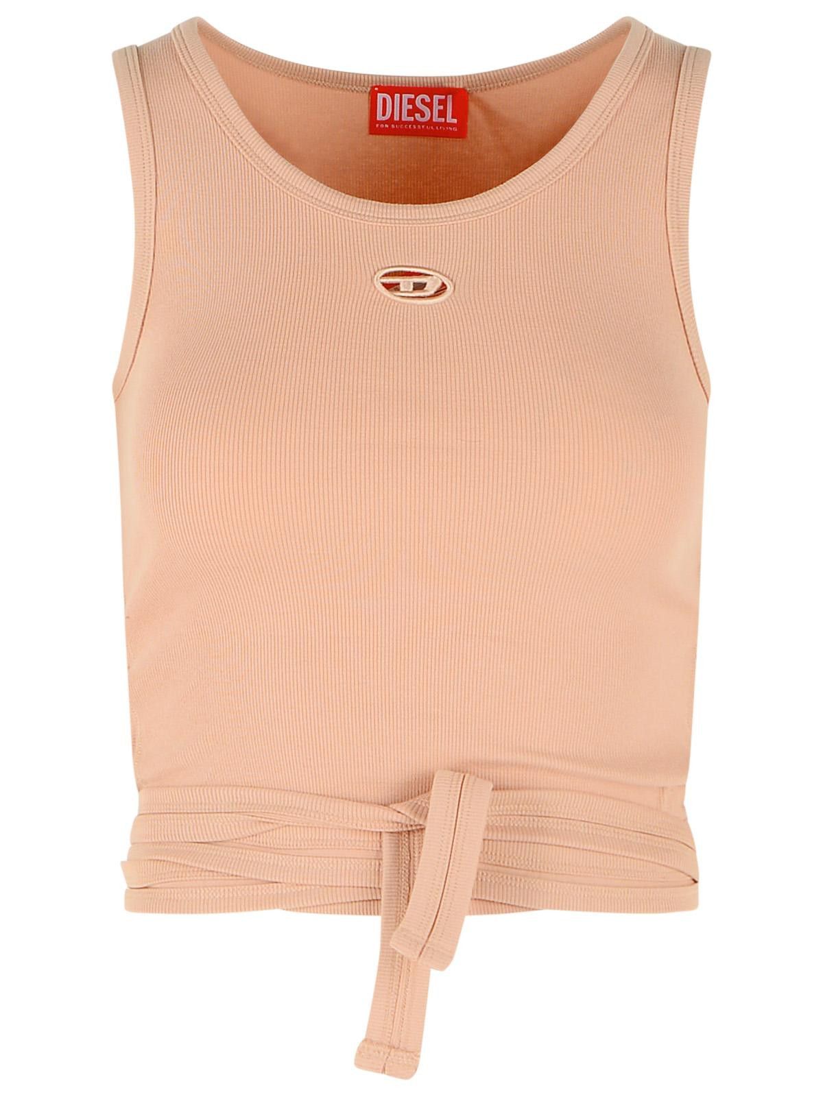Diesel DIESEL 'Anky' Pink Cotton Tank Top Size M / US 6-8 / IT 42-44 - 1 Thumbnail