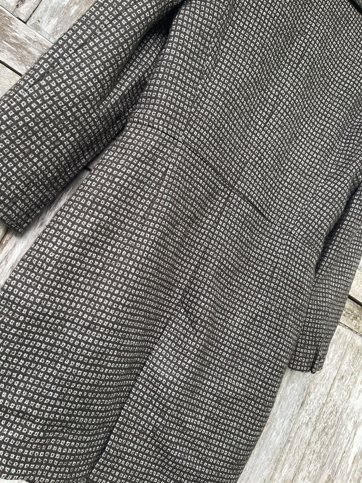 Designer Sofía Rossi Vintage Houndstooth Long Coat – Size 9AR (JP) Size M / US 6-8 / IT 42-44 - 10 Thumbnail