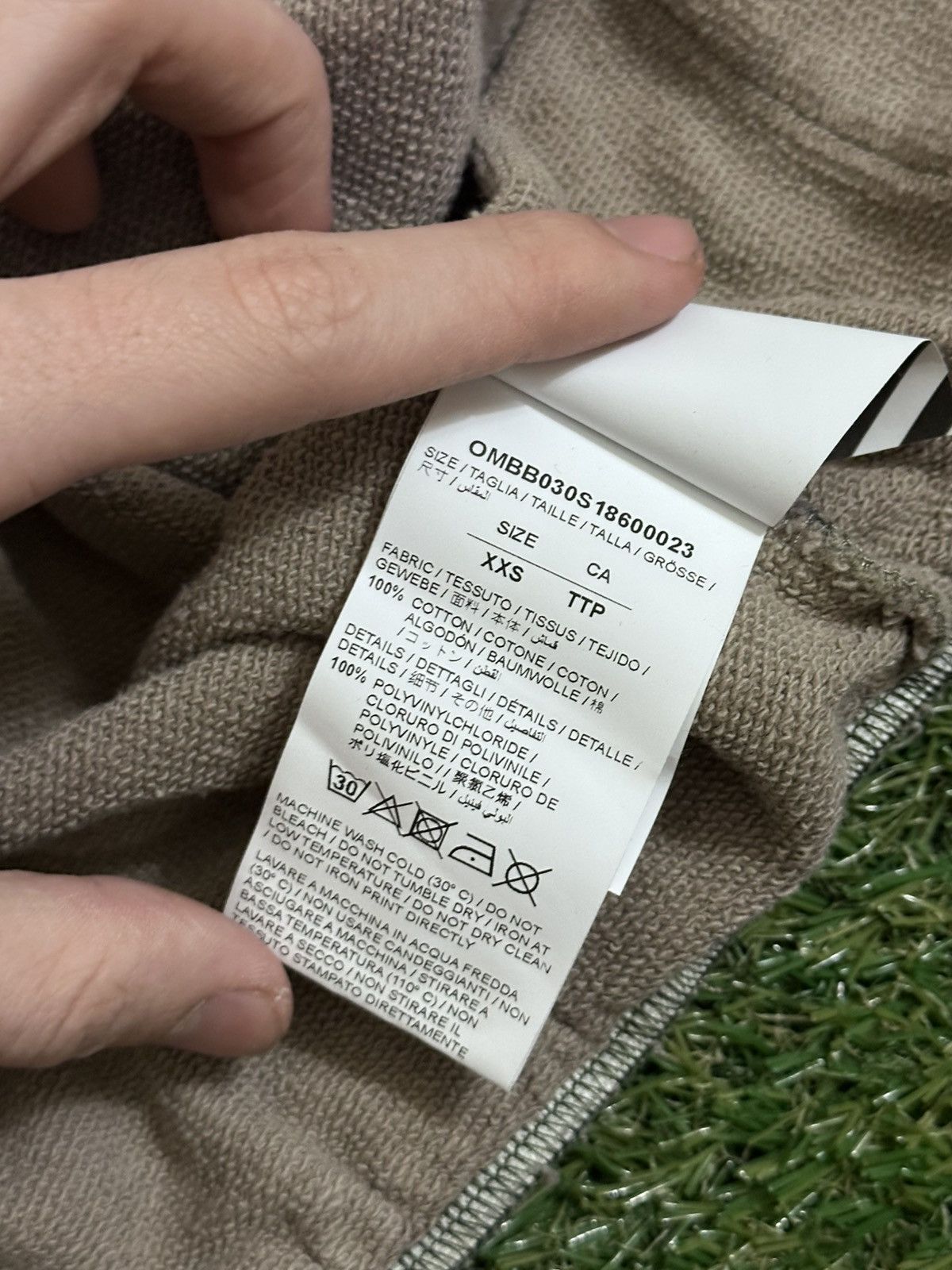 Off-White Off-White Green Camouflage Cotton Zip-Up XXS Size US XXS / EU 40 - 11 Thumbnail