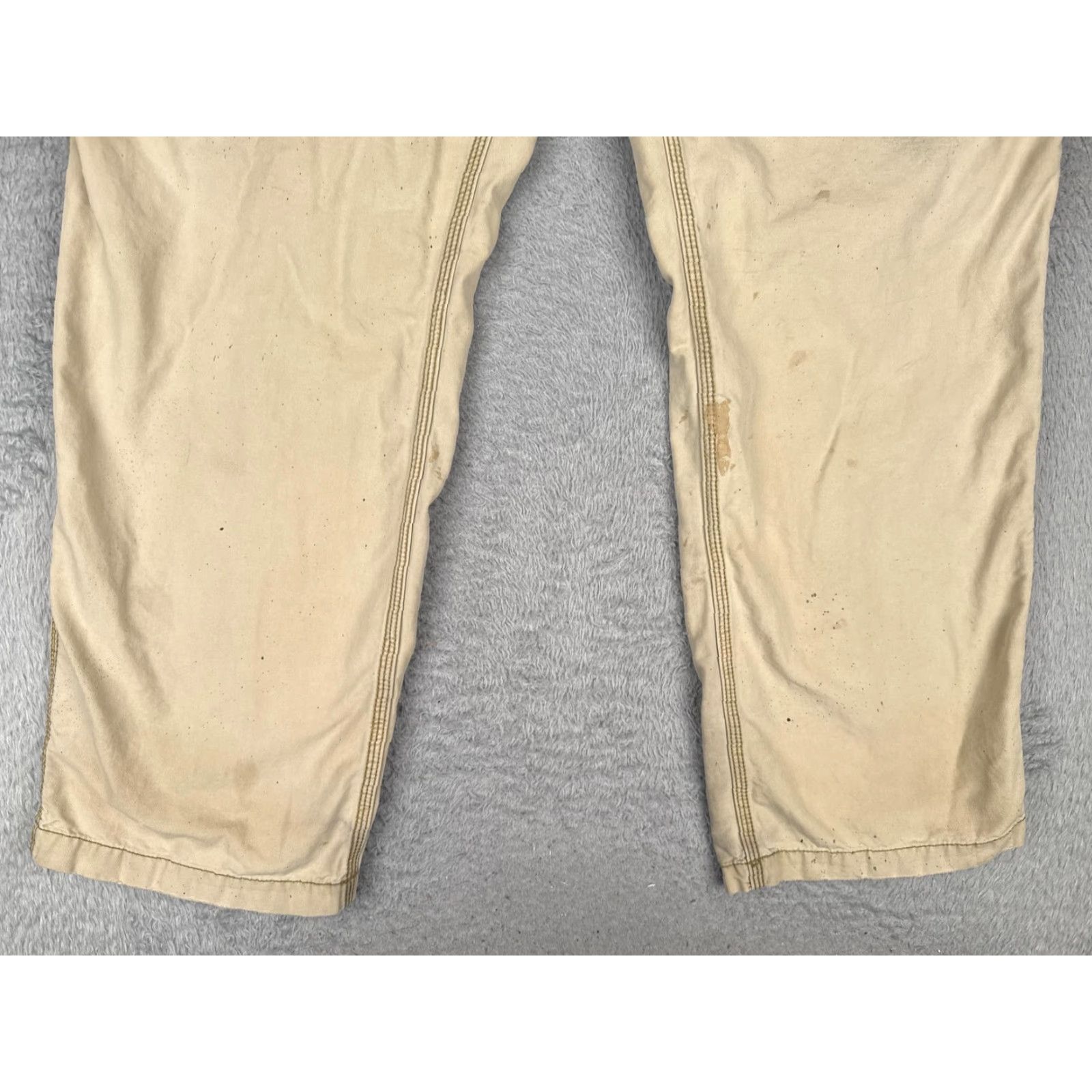 Carhartt Carhartt Mens Pants 40x32 Tan Cargo Canvas Relaxed Straight Workwear Utility Size US 40 / EU 56 - 2 Thumbnail