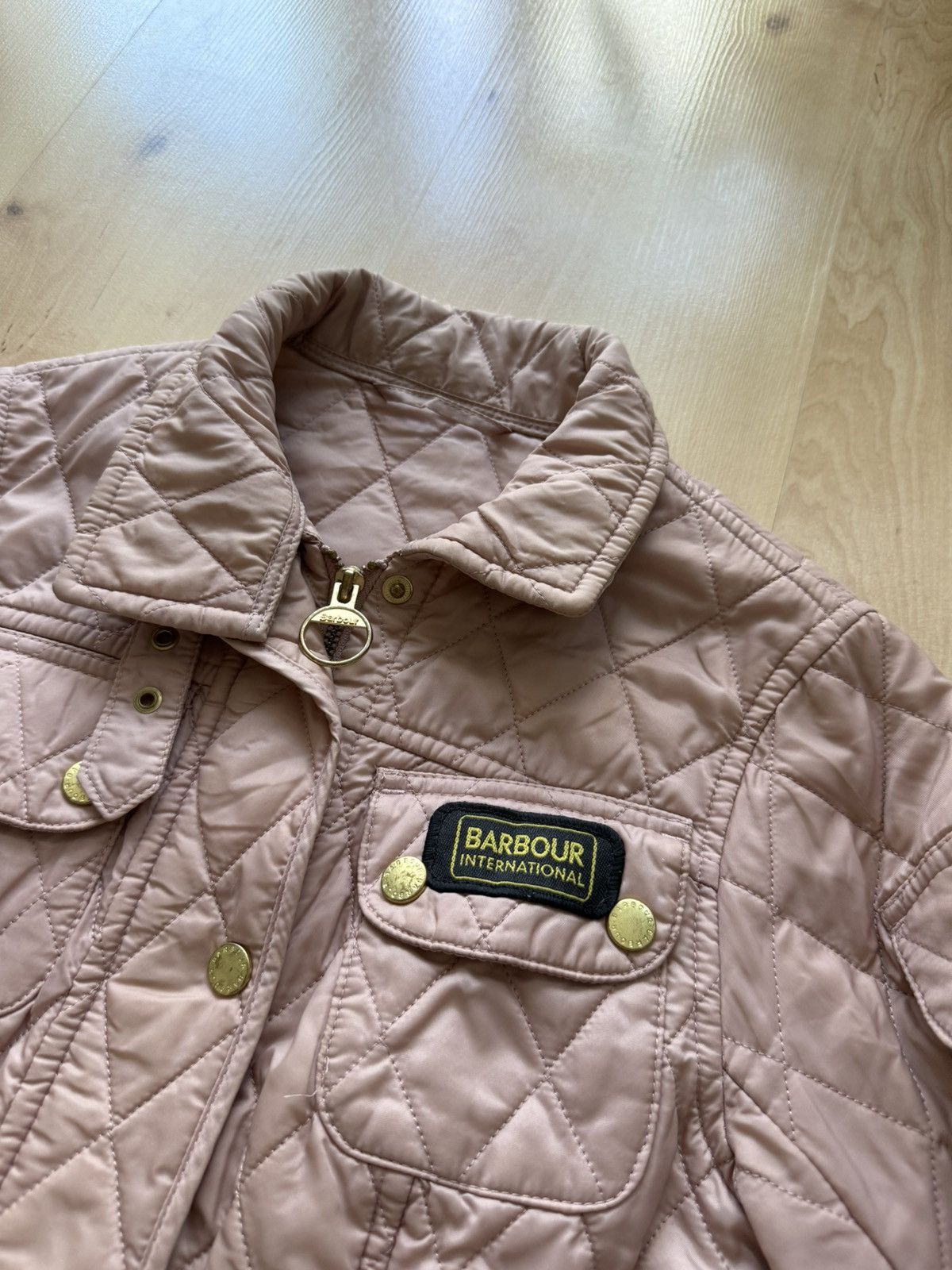 Barbour Barbour International Quilted jacket vintage light pink Size XS / US 0-2 / IT 36-38 - 5 Thumbnail