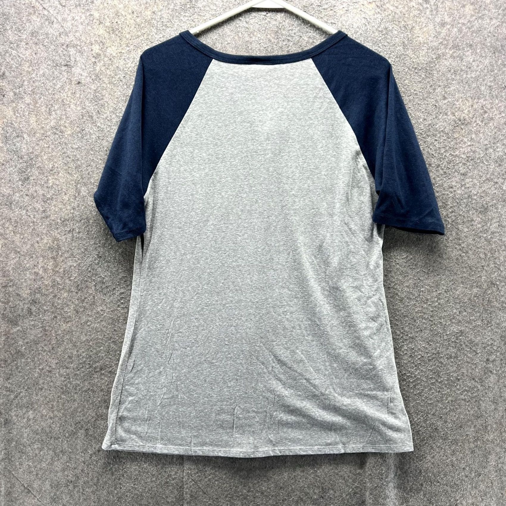 Harley Davidson VINTAGE Harley-Davidson Shirt Womens XL Gray Blue Raglan Rhinestone Eagle Graphic Size XL / US 12-14 / IT 48-50 - 2 Thumbnail