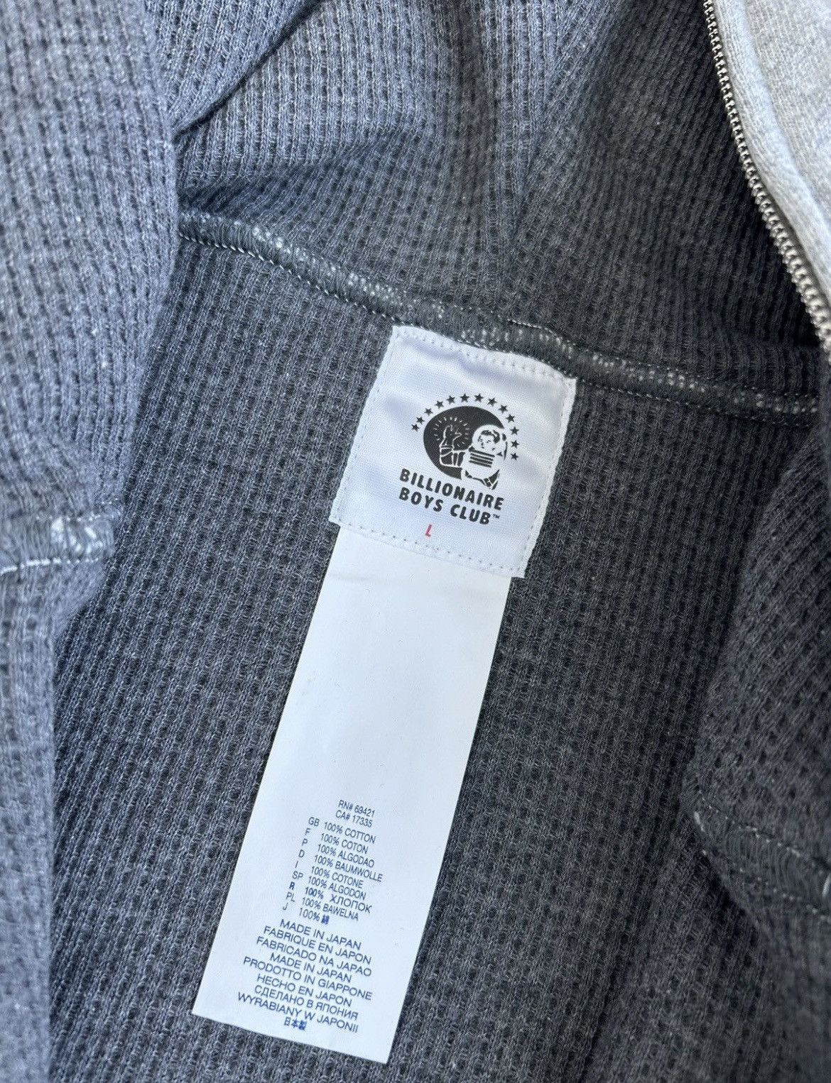 Billionaire Boys Club SEASON 0 BILLIONAIRE BOYS CLUB ASTRONAUT LOGO FULLZIP Size US L / EU 52-54 / 3 - 3 Thumbnail