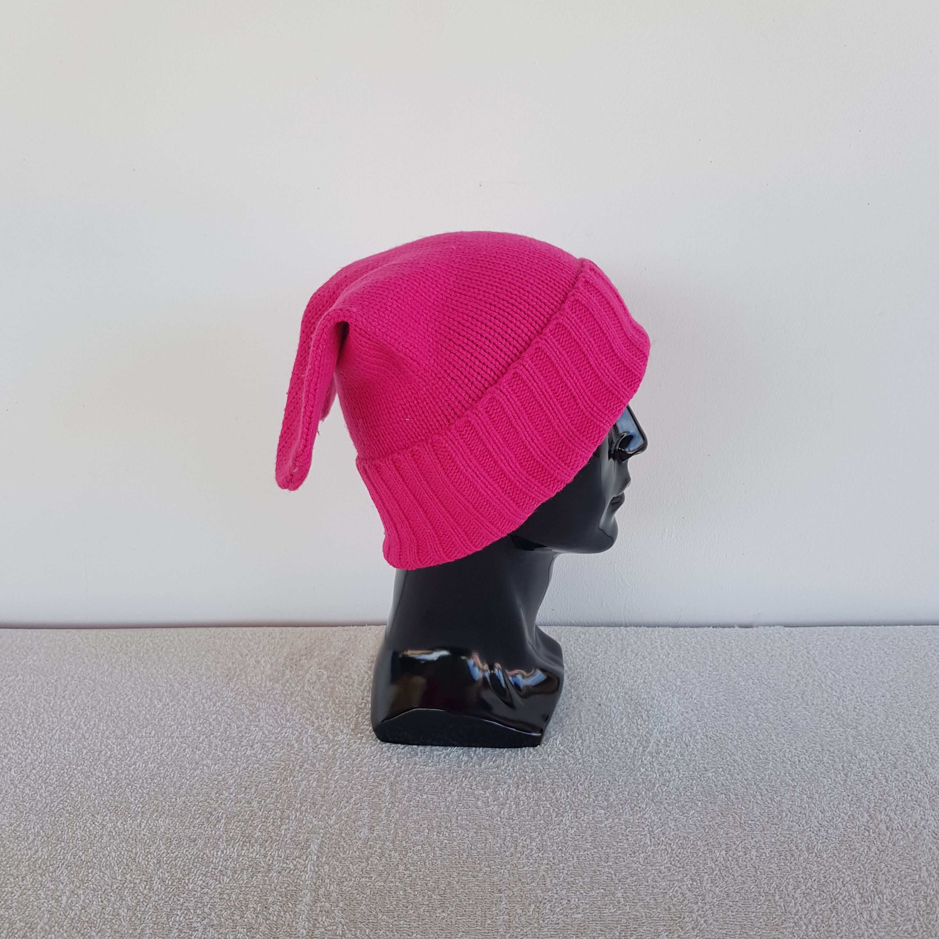 Japanese Brand × Other × Playboy Vintage Playboy Horn Beanie Cable Knit Snow Caps Ski Hats Size ONE SIZE - 3 Thumbnail