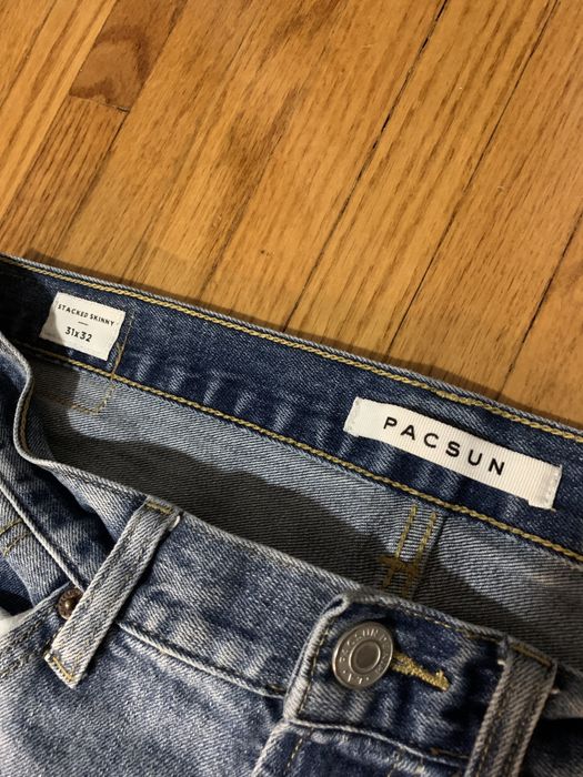 Pacsun Pacsun Stacked Skinny Stretch Denim | Grailed
