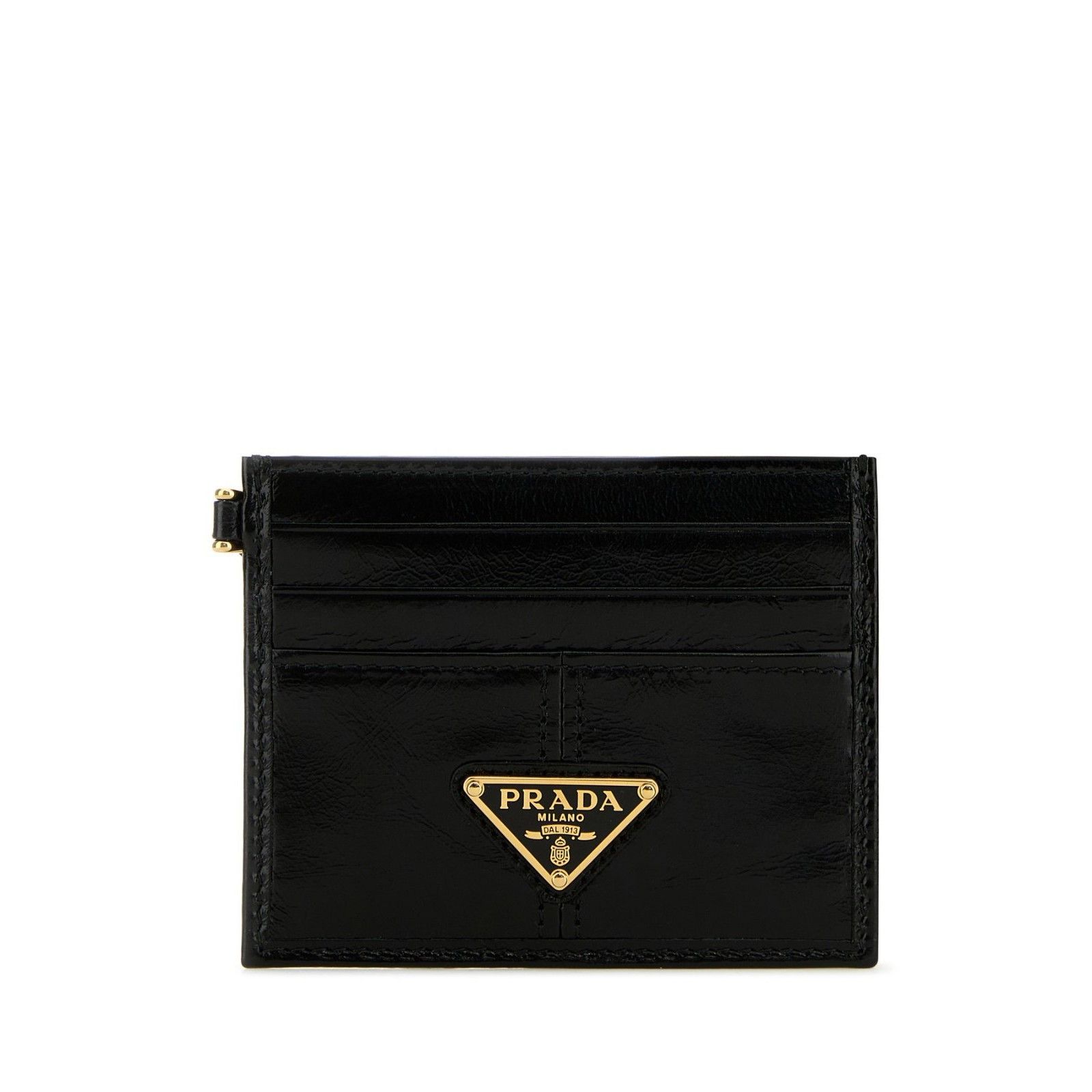 Prada PRADA Black Leather Card Holder New & Authentic Size ONE SIZE - 1 Thumbnail