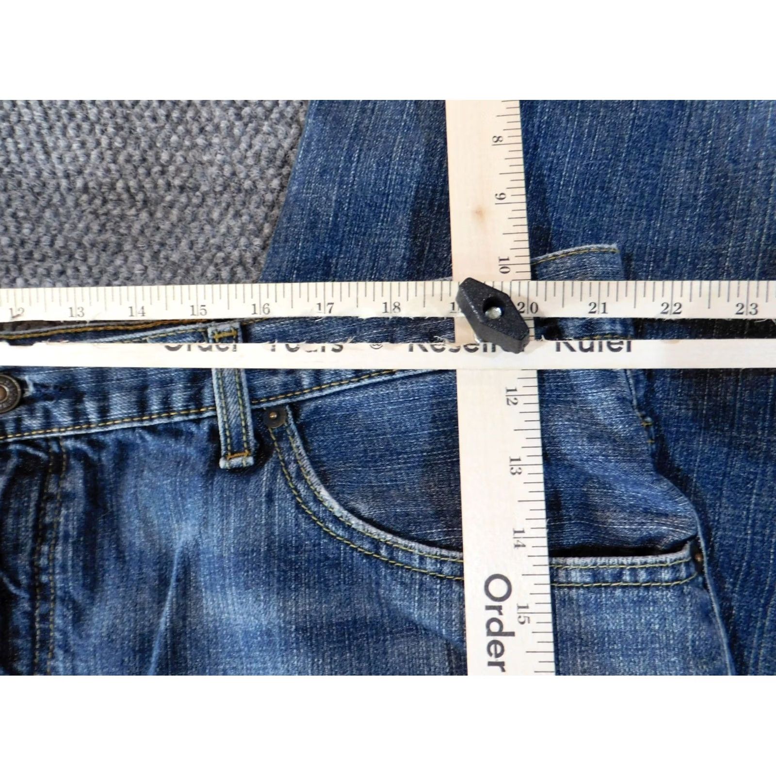 Levi's Levi's Jeans 43x27 Blue Straight Regular Denim Classic Retro Mens Size US 43 - 2 Thumbnail