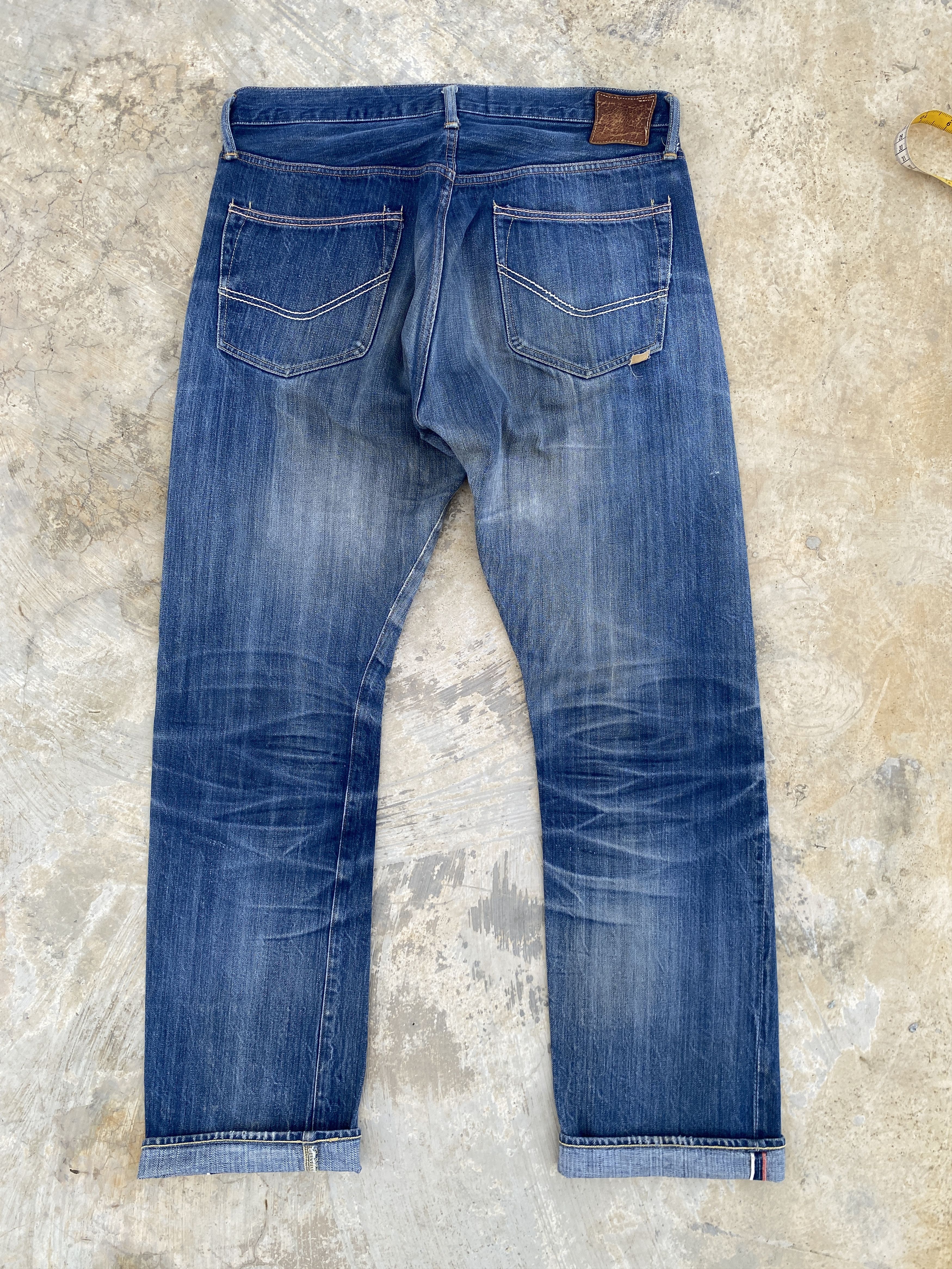 Japanese Brand Canton Overalls Lot 2000 Selvedge Jeans Size US 33 - 7 Thumbnail
