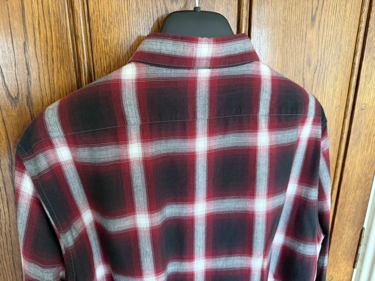 Saint Laurent Paris FW14 Saint Laurent Hedi Slimane red black flannel shirt 40 Size US L / EU 52-54 / 3 - 15 Thumbnail