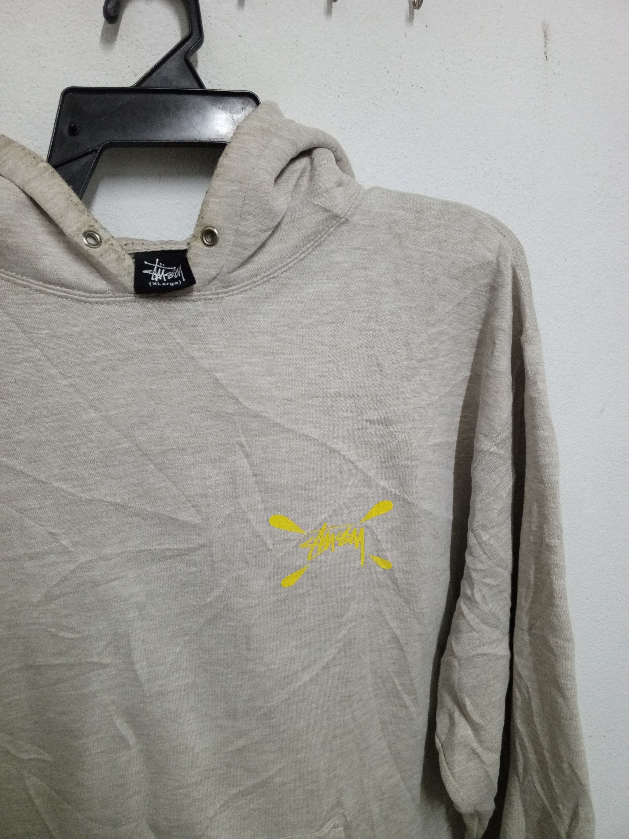 Stussy vintage 99-2000 Y2K hoddies Stussy yellow logo Size US XXL / EU 58 / 5 - 8 Thumbnail