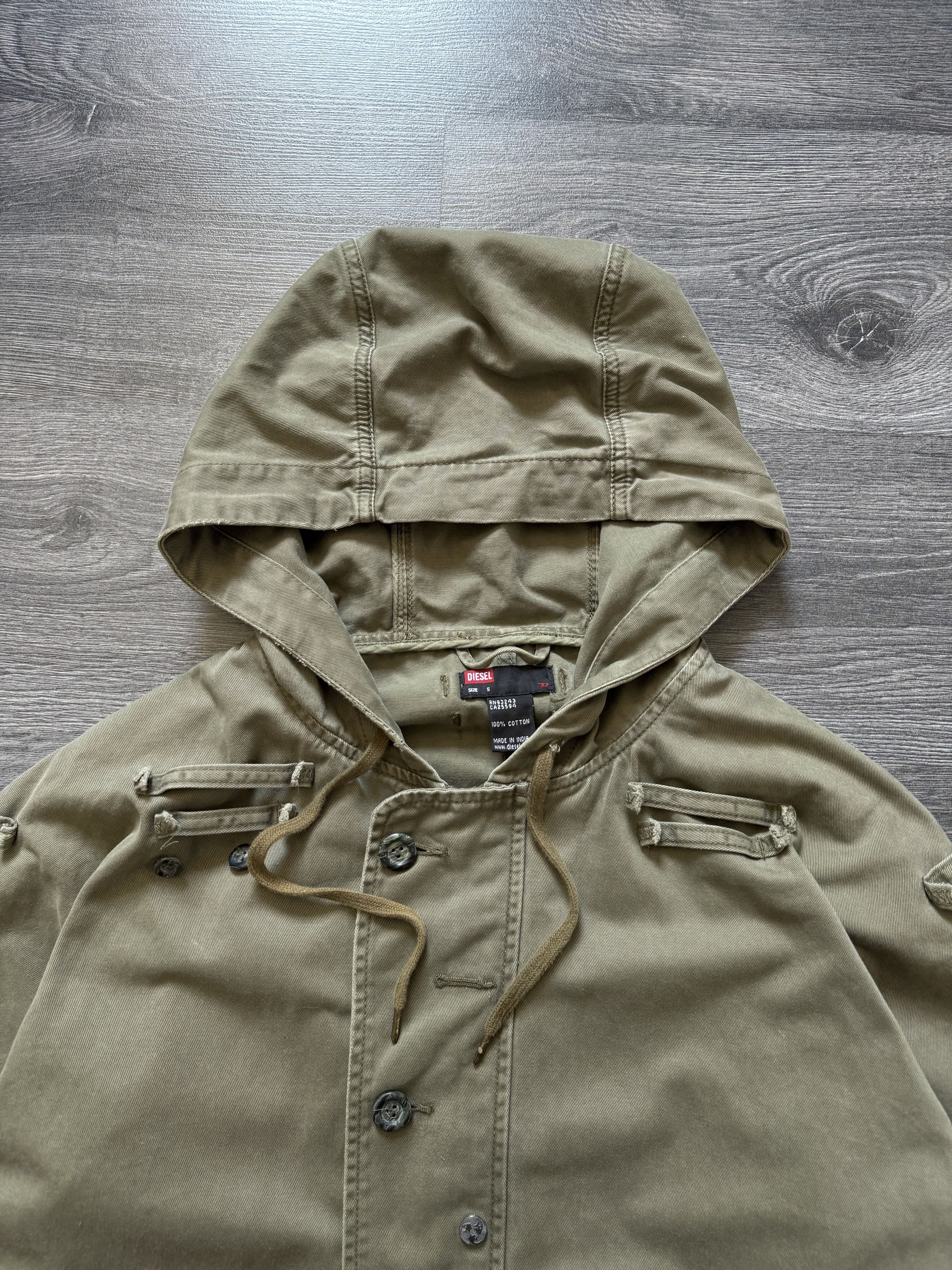 Diesel DIESEL Vintage Fishtail Coat Jacket Archive Techwear RARE Size US S / EU 44-46 / 1 - 7 Thumbnail