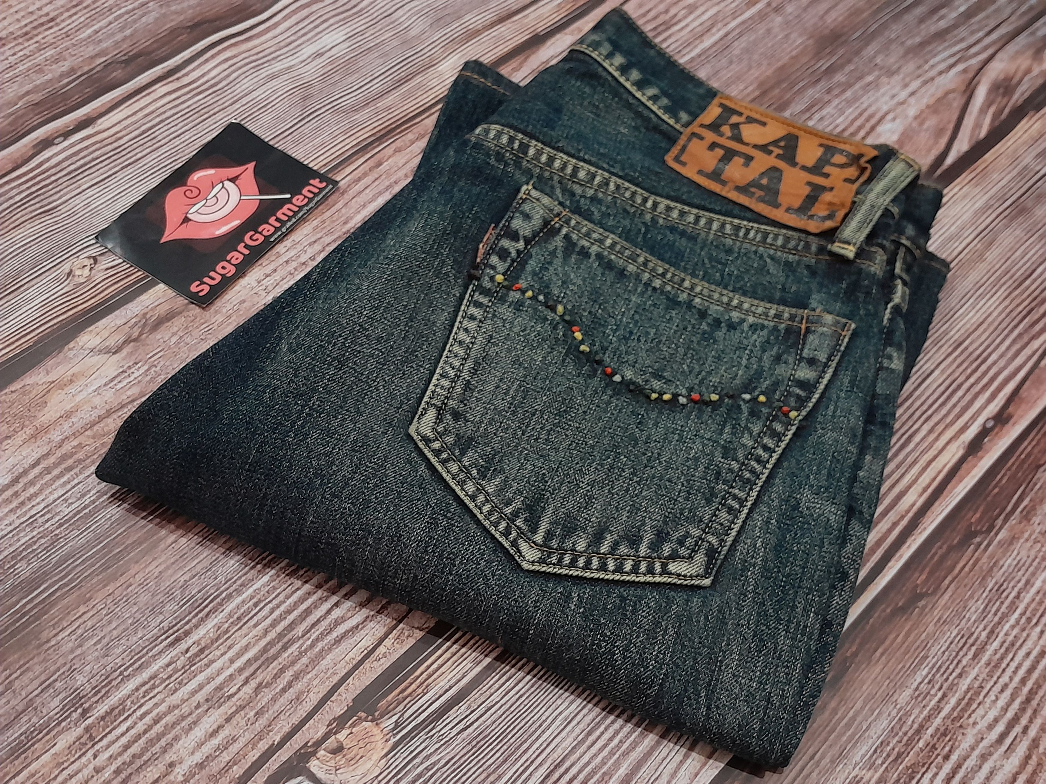 Kapital KAPITAL Jeans Flare Bell Bottom Bootcut Vintage Size US 31 - 23 Thumbnail