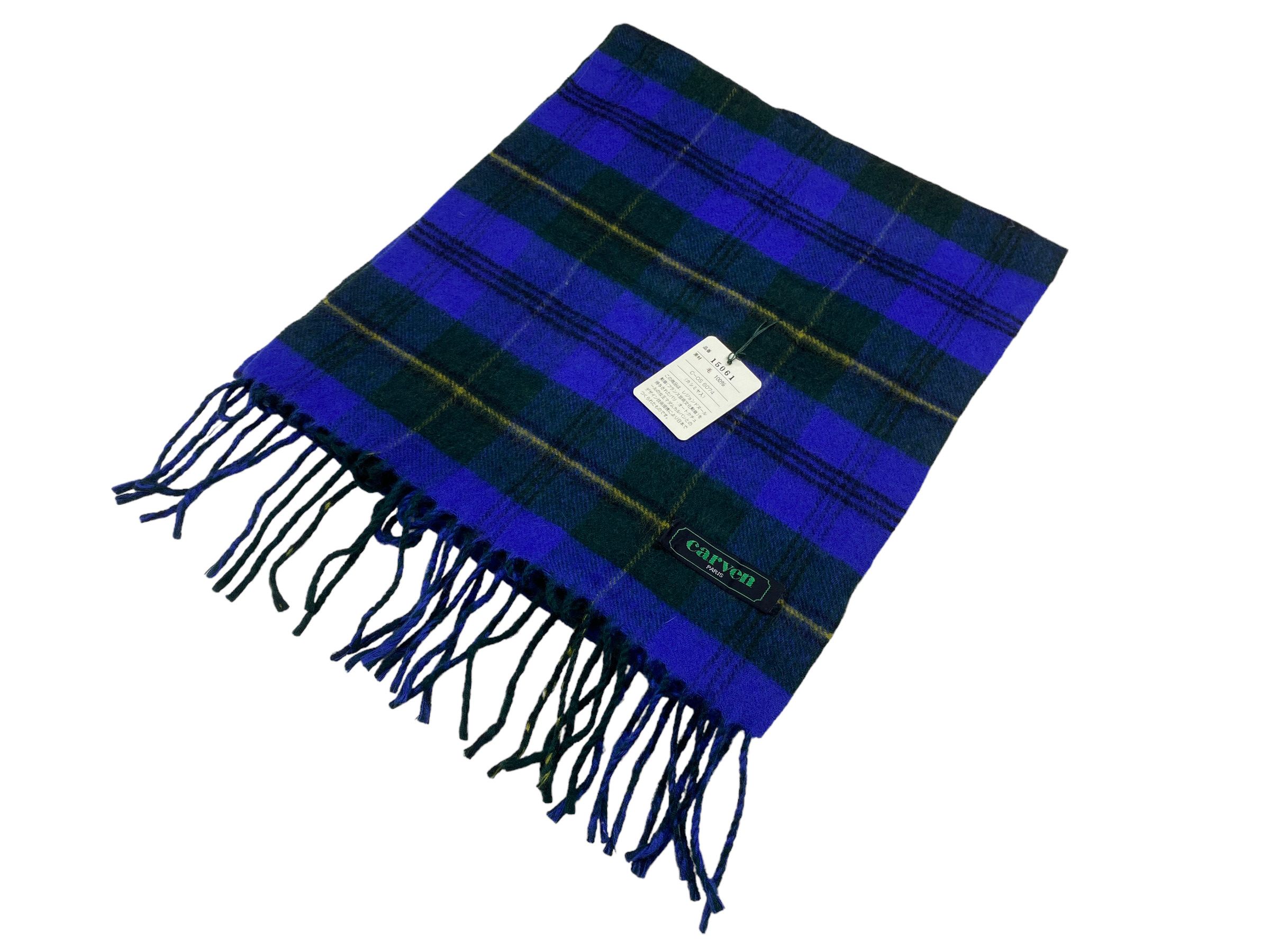 Carven Vintage Carven Paris Checkered Scarf 90s Silk Fashion Size ONE SIZE - 5 Thumbnail