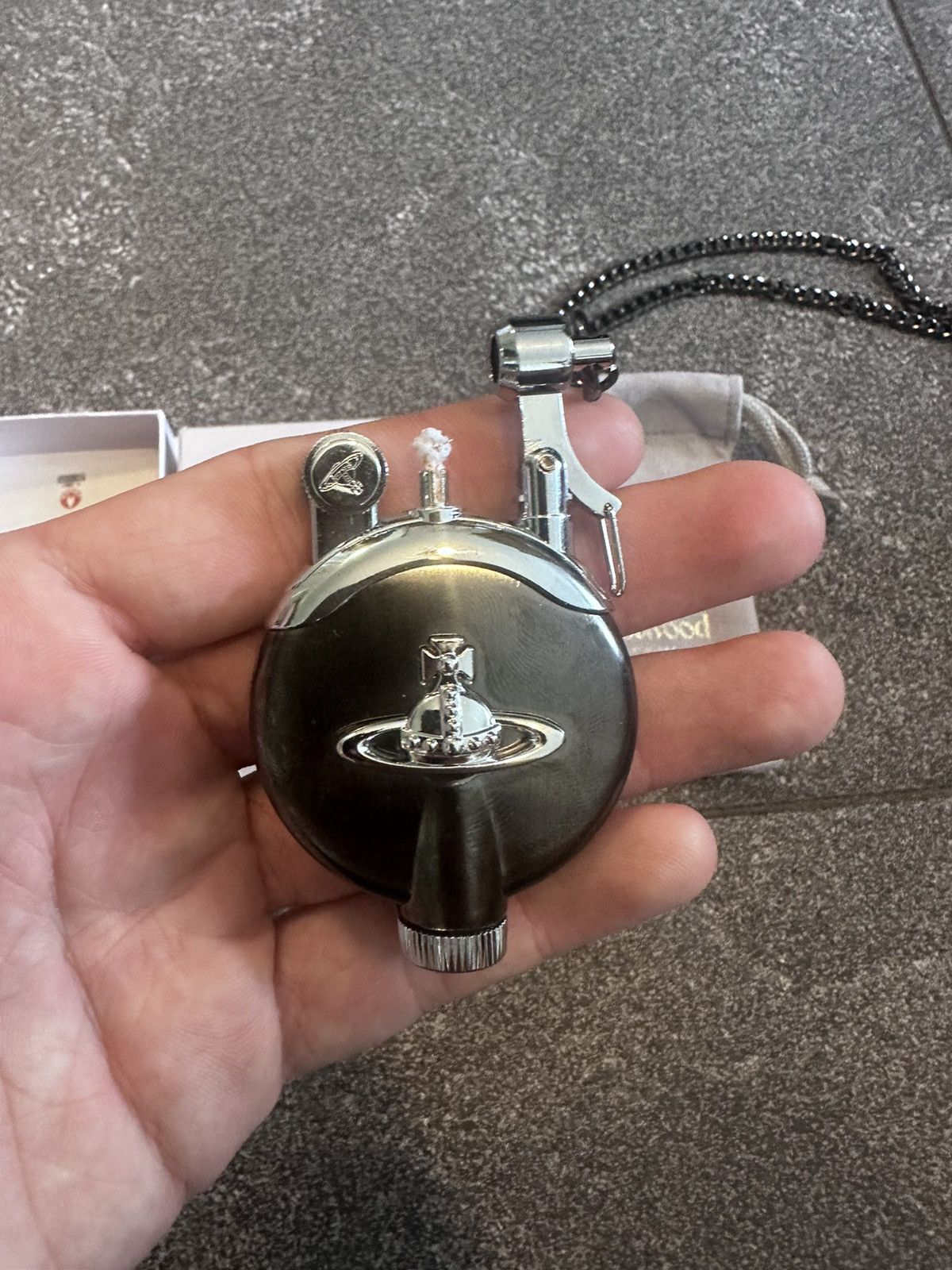 Vivienne Westwood Vivienne Westwood Zippo Lighter with chain Grailed