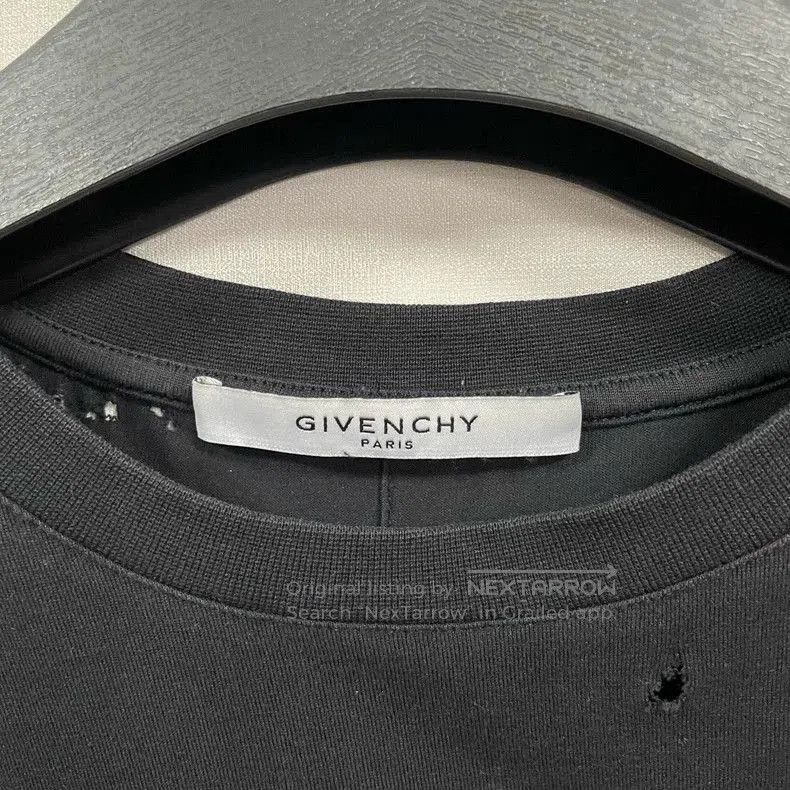 Givenchy Givenchy Paris Distressed Short Sleeve Tee . Size US S / EU 44-46 / 1 - 4 Thumbnail
