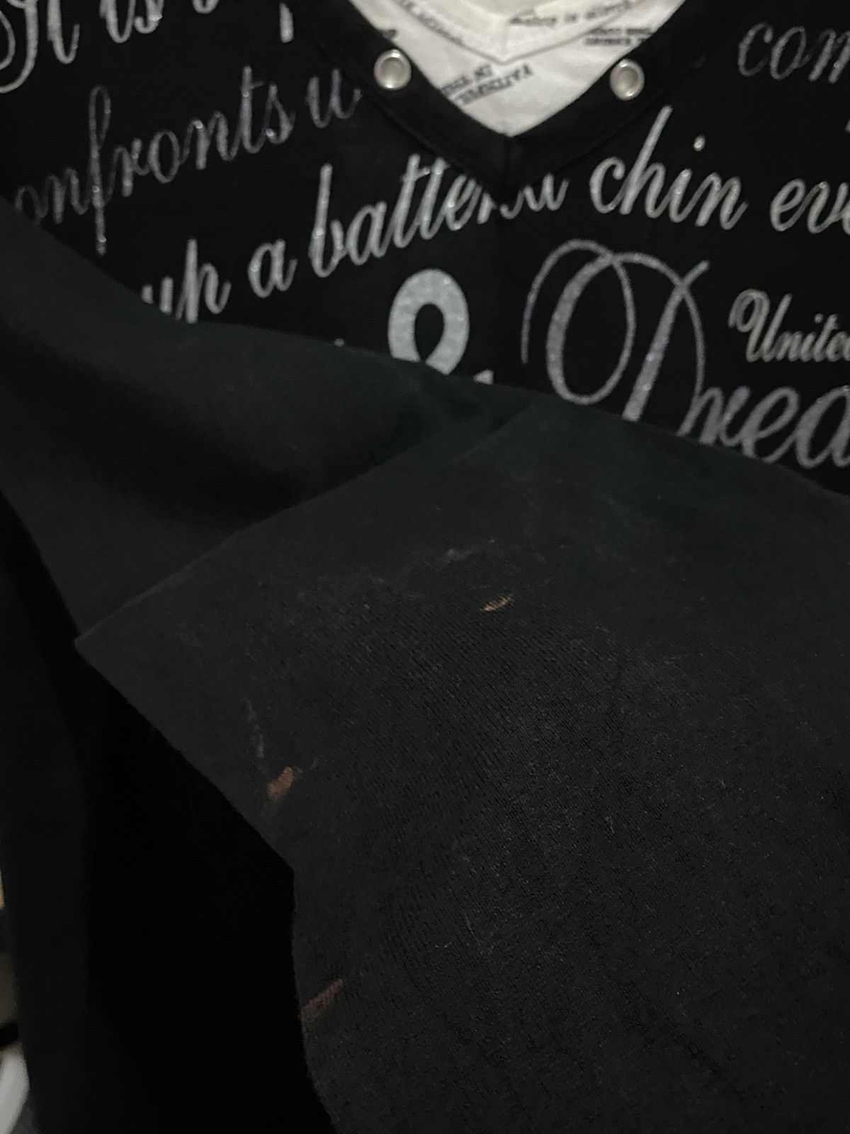 Japanese Brand Sorridere Sedetionaries Poem Double Layer Punk Longsleeve Size US L / EU 52-54 / 3 - 9 Thumbnail