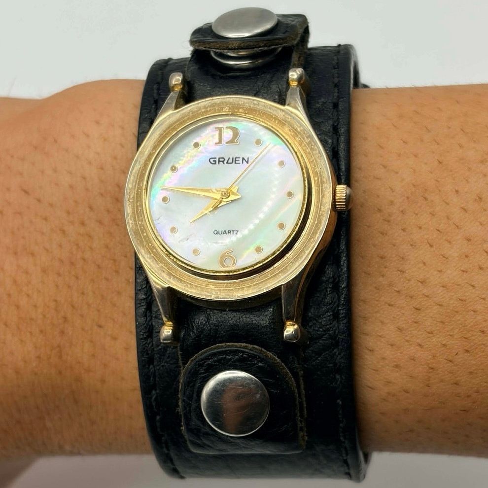 Other Vintage Gold & Black Gruen Watch Size ONE SIZE - 1 Thumbnail