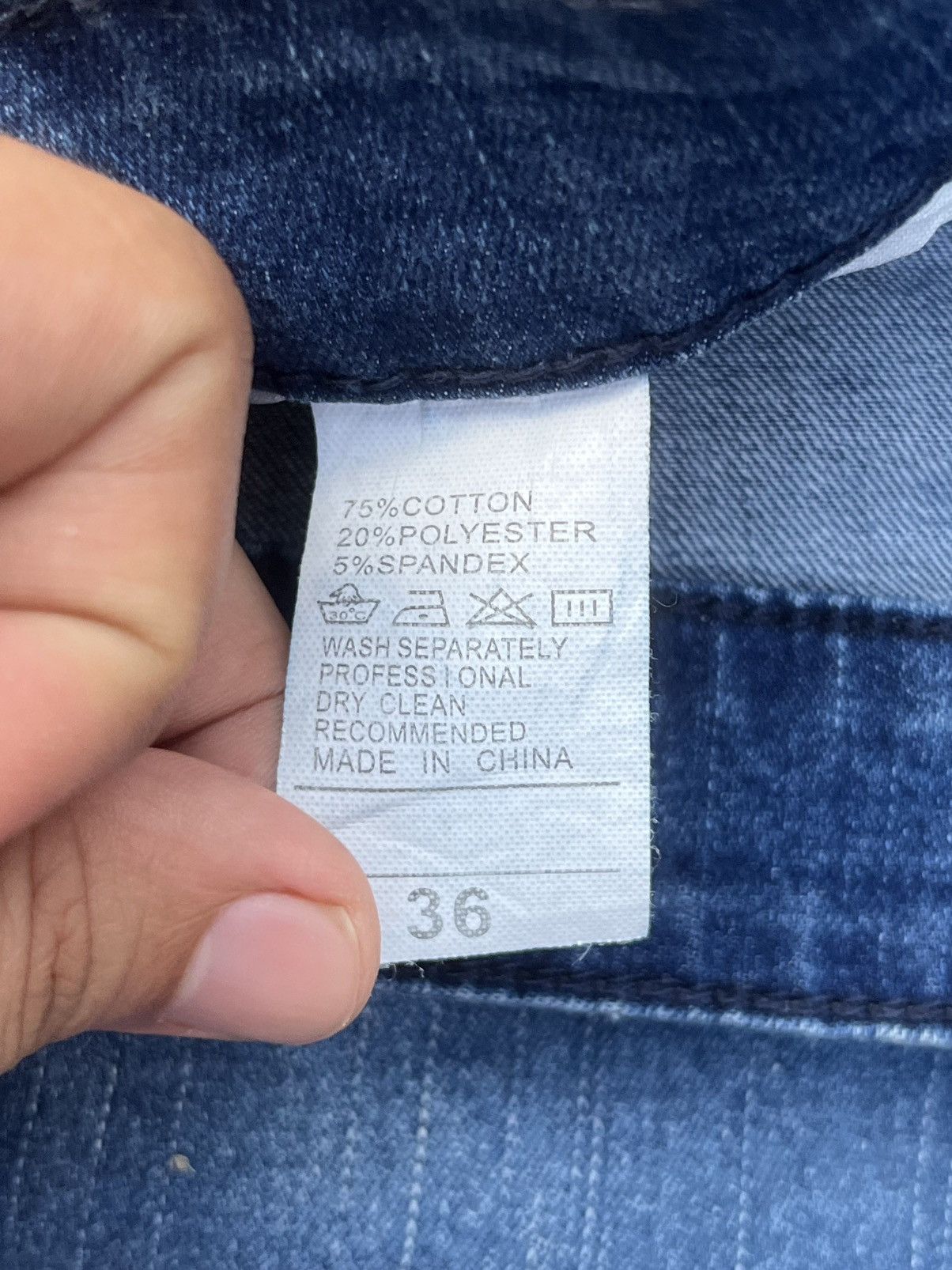 Japanese Brand Vintage Japanese Brand Ripped Destroyed Biker Blue Wash Jean Size US 36 / EU 52 - 10 Thumbnail