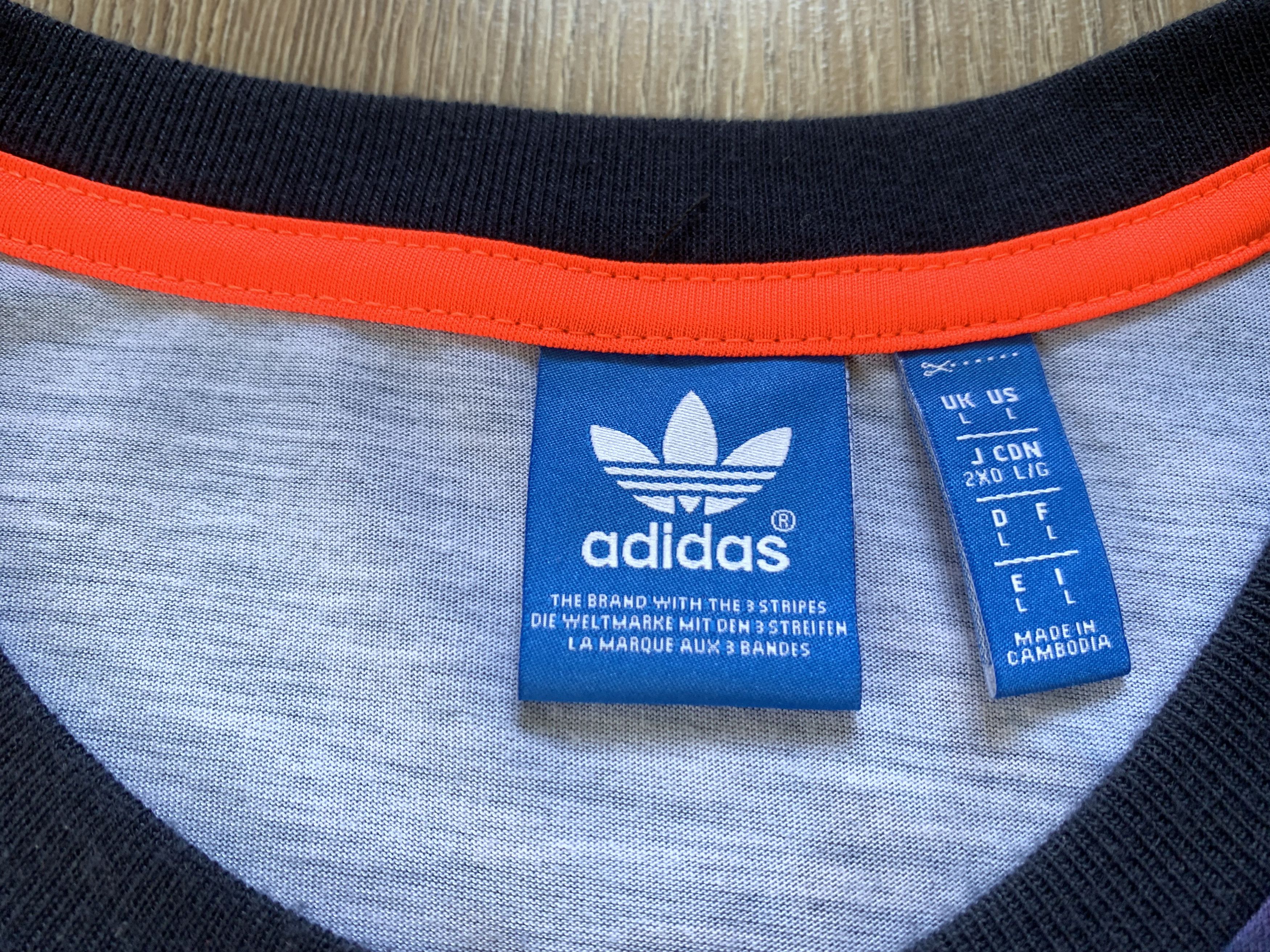 Adidas Adidas Originals Centr Logo Multicolour T-Shirt Size US L / EU 52-54 / 3 - 7 Thumbnail