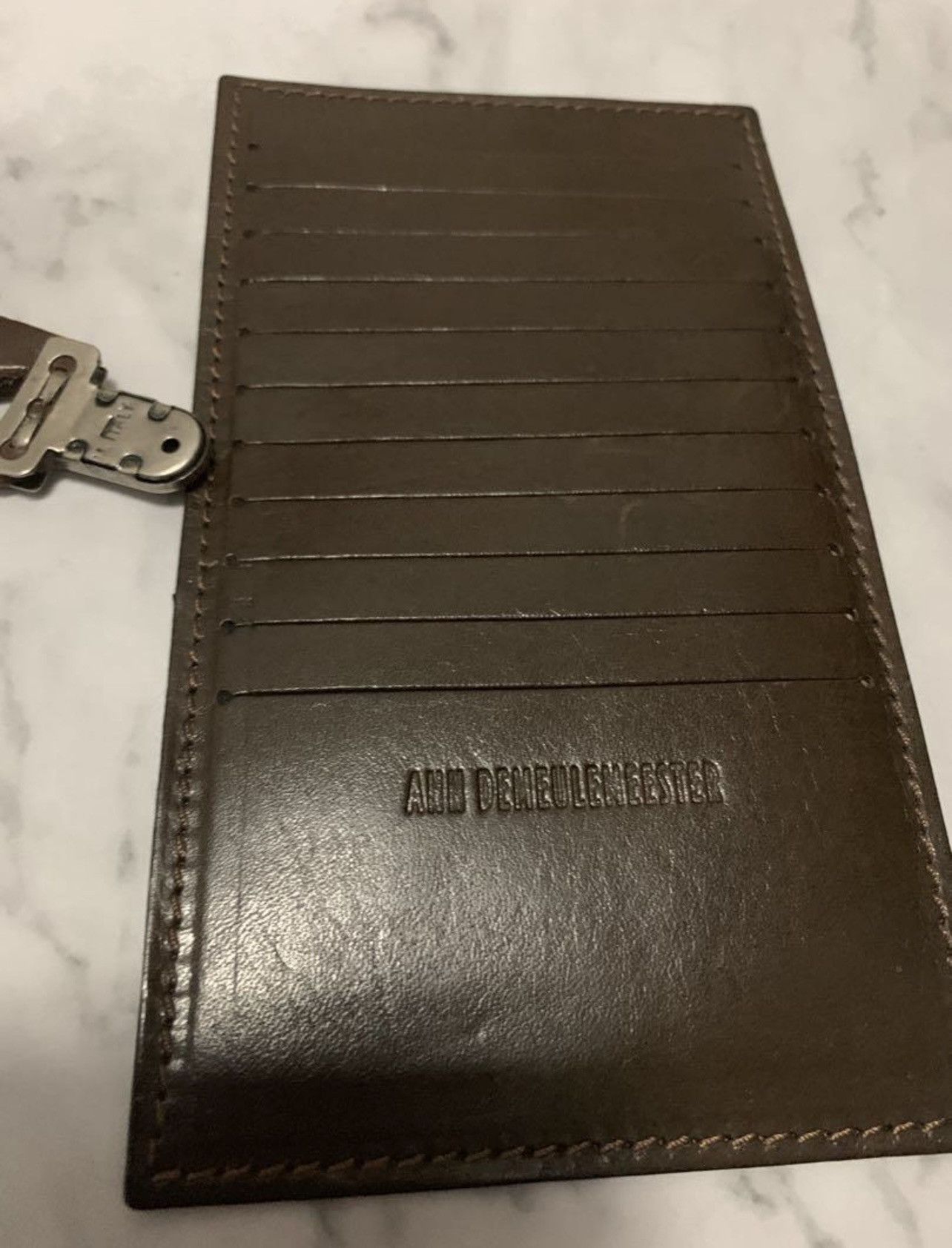 Ann Demeulemeester 🔥 Rare!! Vintage Ann Demeulemeester leather buckle wallet Size ONE SIZE - 6 Thumbnail