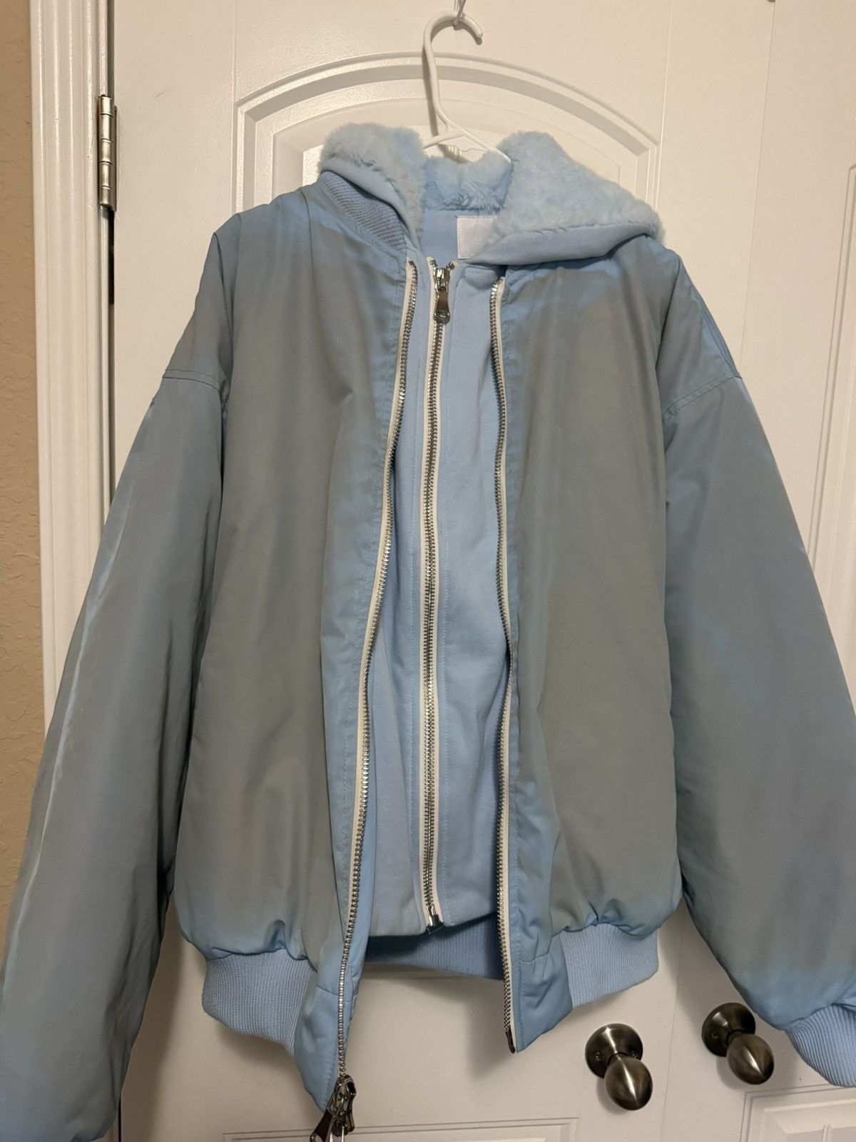 Alchemist Alchemist layered bomber hoodie faux mink Size US M / EU 48-50 / 2 - 1 Thumbnail