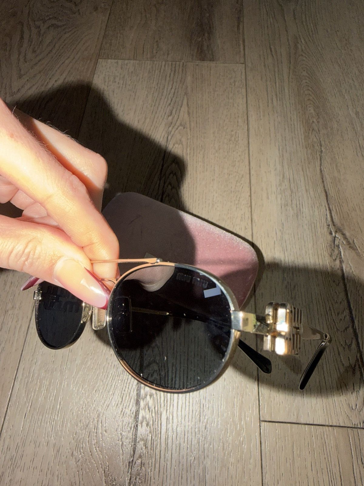 Miu Miu Miu Miu Sunglasses Size ONE SIZE - 4 Thumbnail