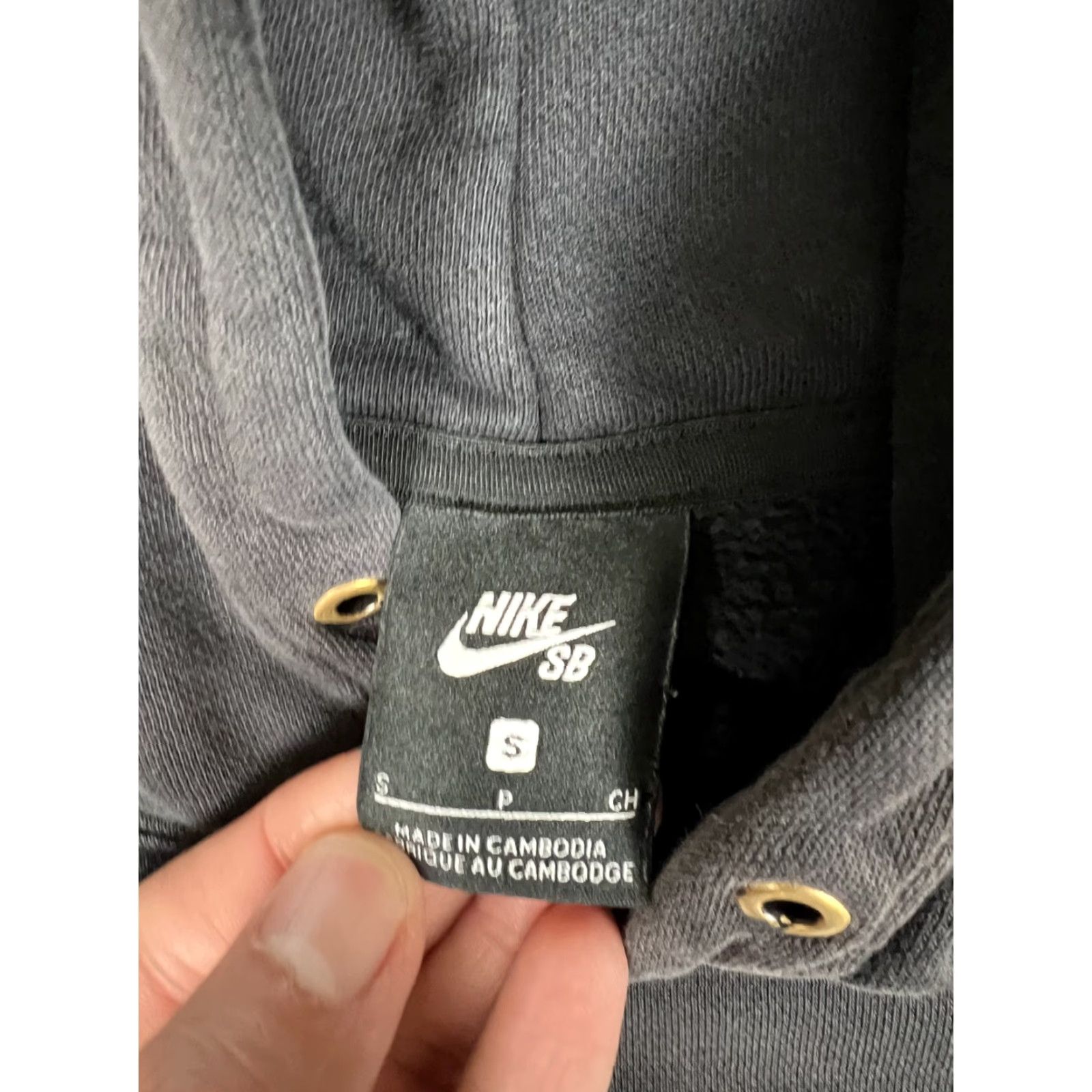 Nike VINTAGE Nike SB Hoodie Black Script Spell Out Logo Skate Sweatshirt Size Small M? Size US M / EU 48-50 / 2 - 6 Thumbnail