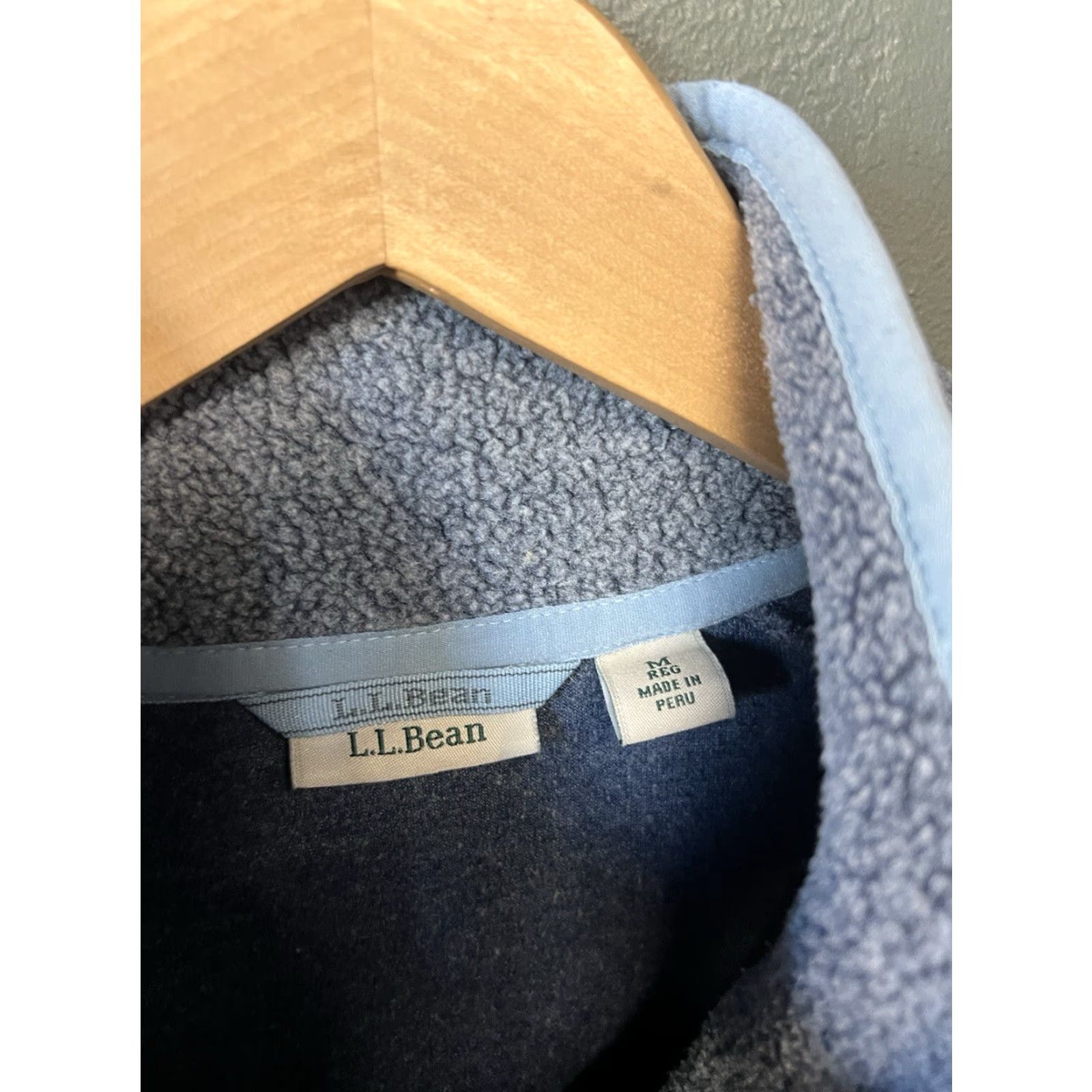 Vintage L.L. Bean Womens Gray Fleece Long Sleeve Mock Neck Sweater Size M Size M / US 6-8 / IT 42-44 - 3 Thumbnail