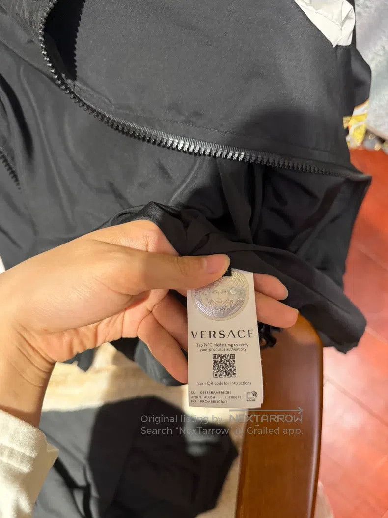 Versace Versace Color-blocked zippered coach jacket jacket Size US S / EU 44-46 / 1 - 3 Thumbnail