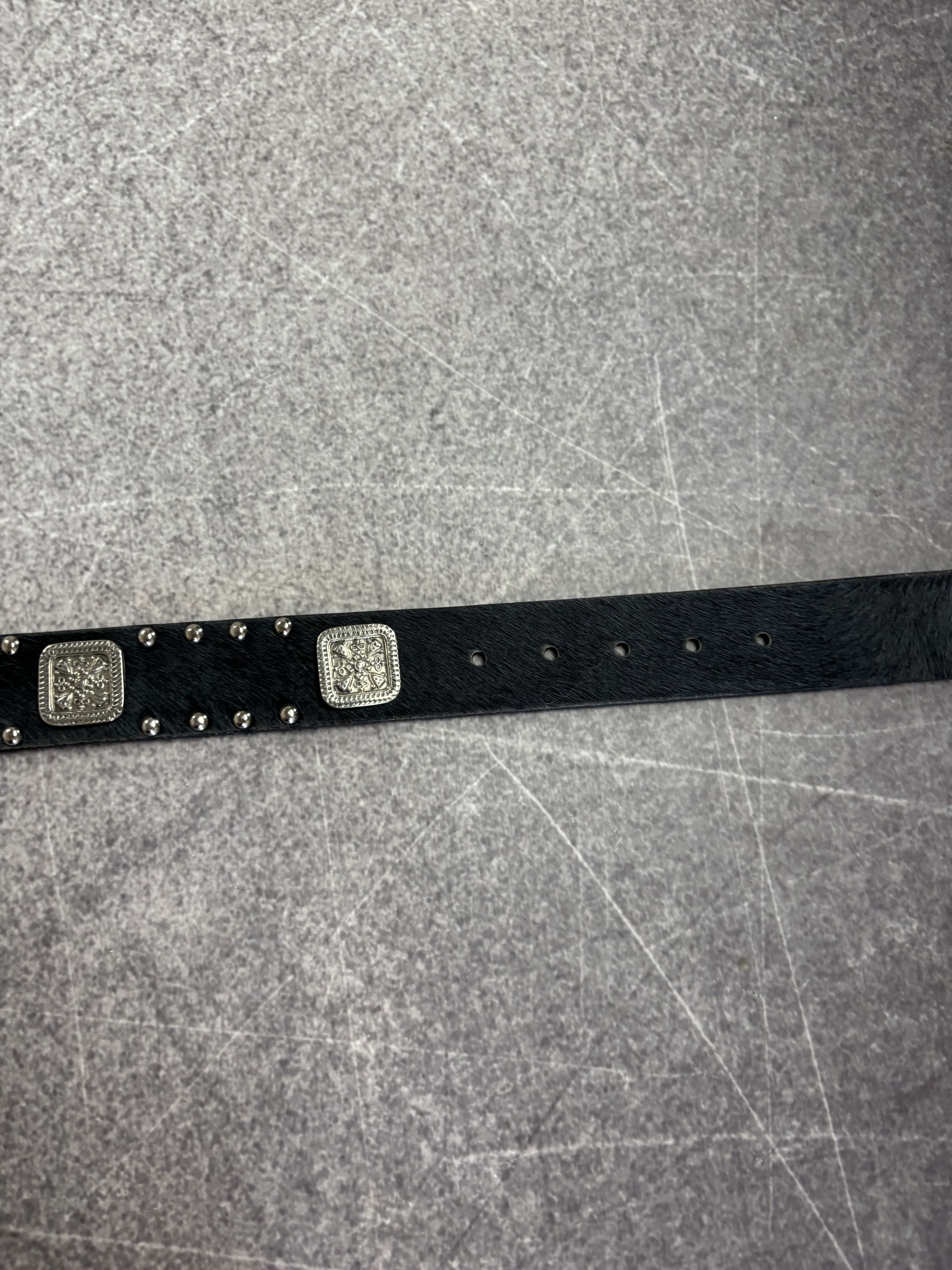 Hysteric Glamour 🔥FUR VTG HYSTERIC GLAMOUR IF WAS SIX NINE VIbe LEATHER BELT Size ONE SIZE - 12 Thumbnail