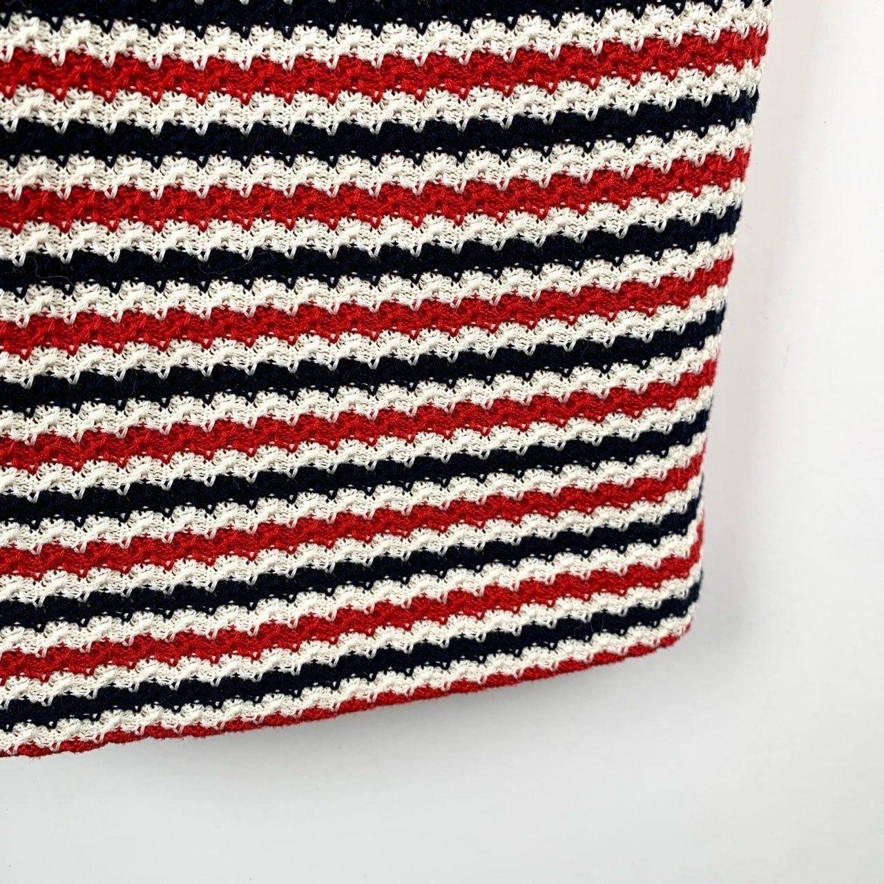 Gucci Gucci Double G Pearl Button Color-Block Stripe Knit Dress (S Size M / US 6-8 / IT 42-44 - 5 Thumbnail