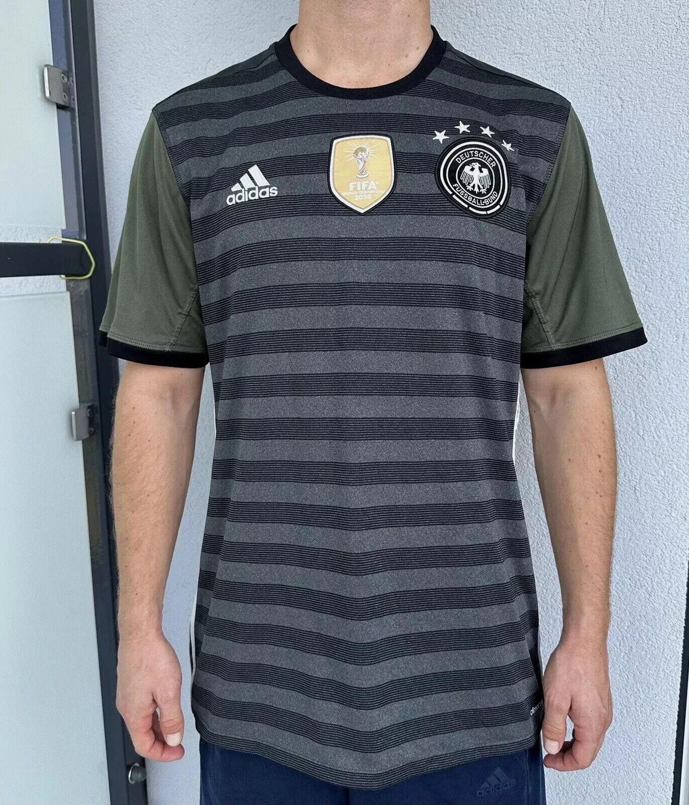 Adidas GERMANY NATIONAL 2015 2016 AWAY JERSEY SHIRT SOCCER FOOTBALL Size US L / EU 52-54 / 3 - 1 Thumbnail