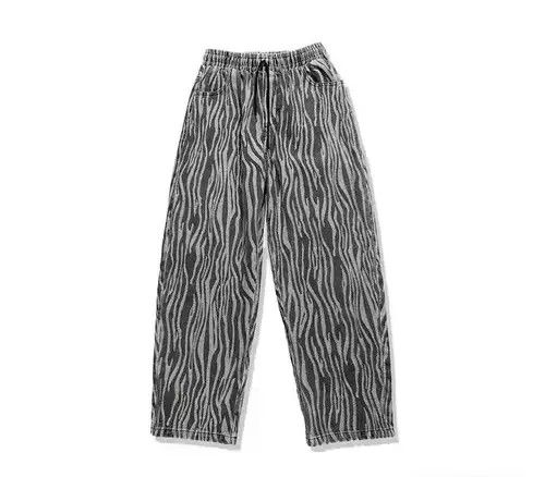 Jean 20AW Indigo Union Japan Grey Denim Zebra Pants Size US 33 - 4 Thumbnail