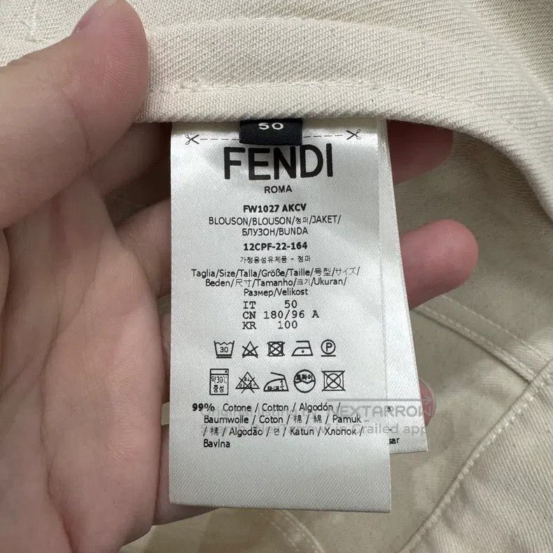 Fendi Fendi Alphabet logo denim jacket Size US M / EU 48-50 / 2 - 3 Thumbnail