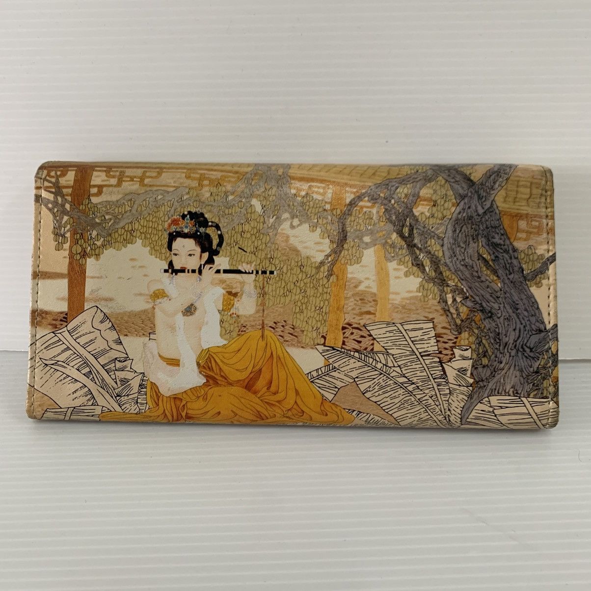 Japanese Brand Chinese Design Leather Vintage Wallet Size ONE SIZE - 1 Thumbnail