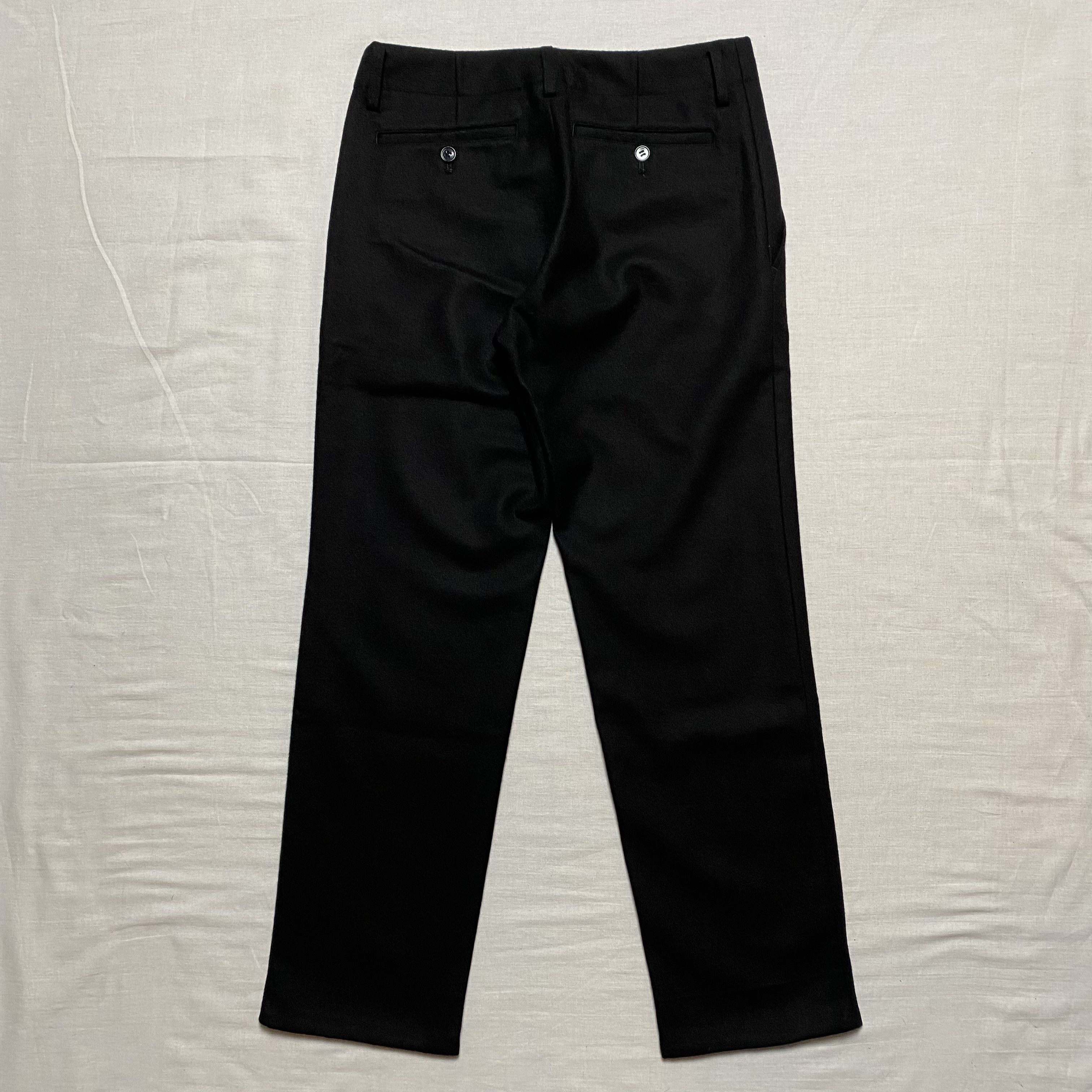 Comme des Garcons × Junya Watanabe Junya Watanabe Comme des Garçons Black Wool Trousers Size 29" - 2 Thumbnail