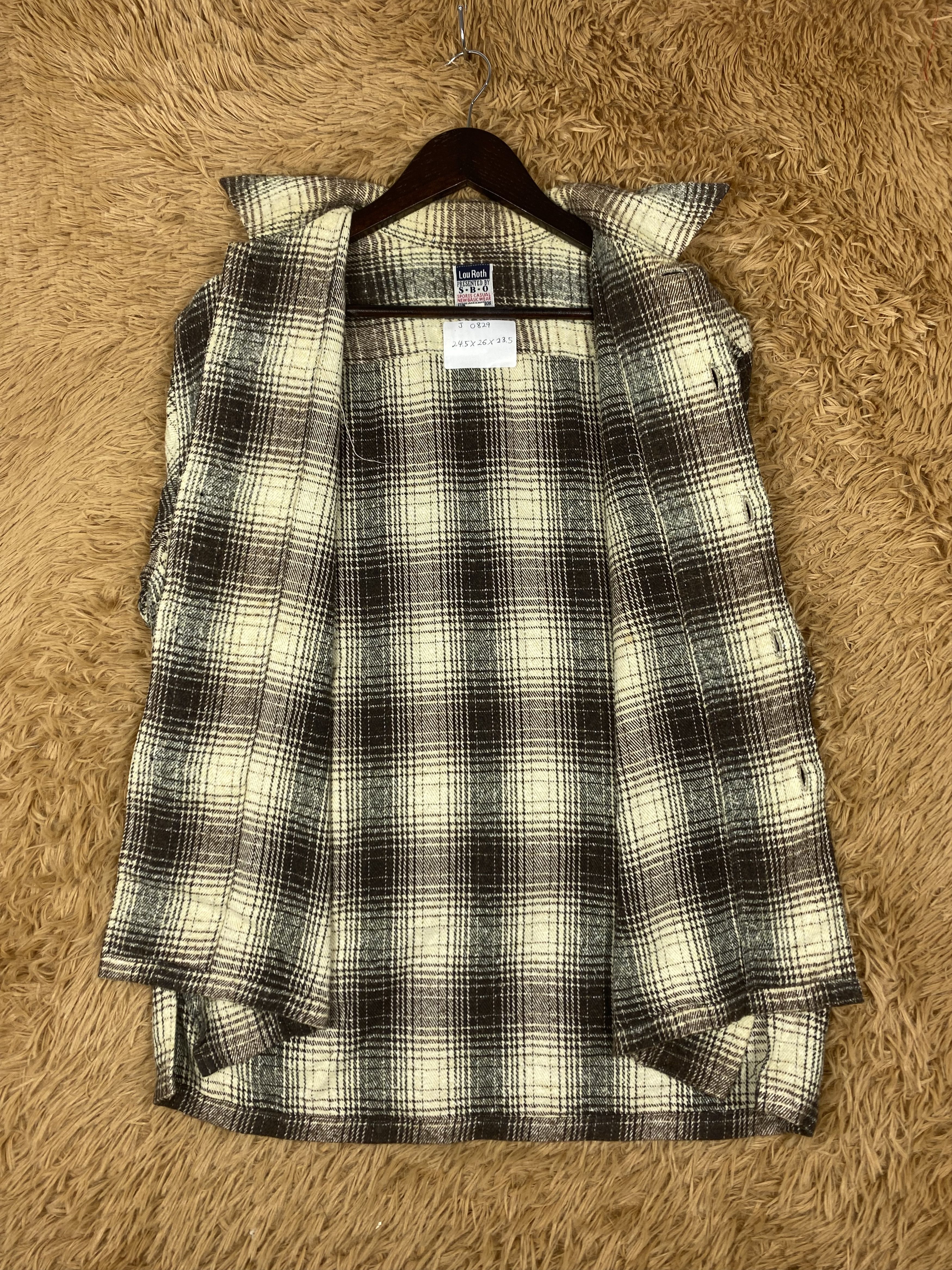 Vintage Vintage Lou Roth Lumberjack Flannel Jacket DJ0829 Size US M / EU 48-50 / 2 - 6 Thumbnail
