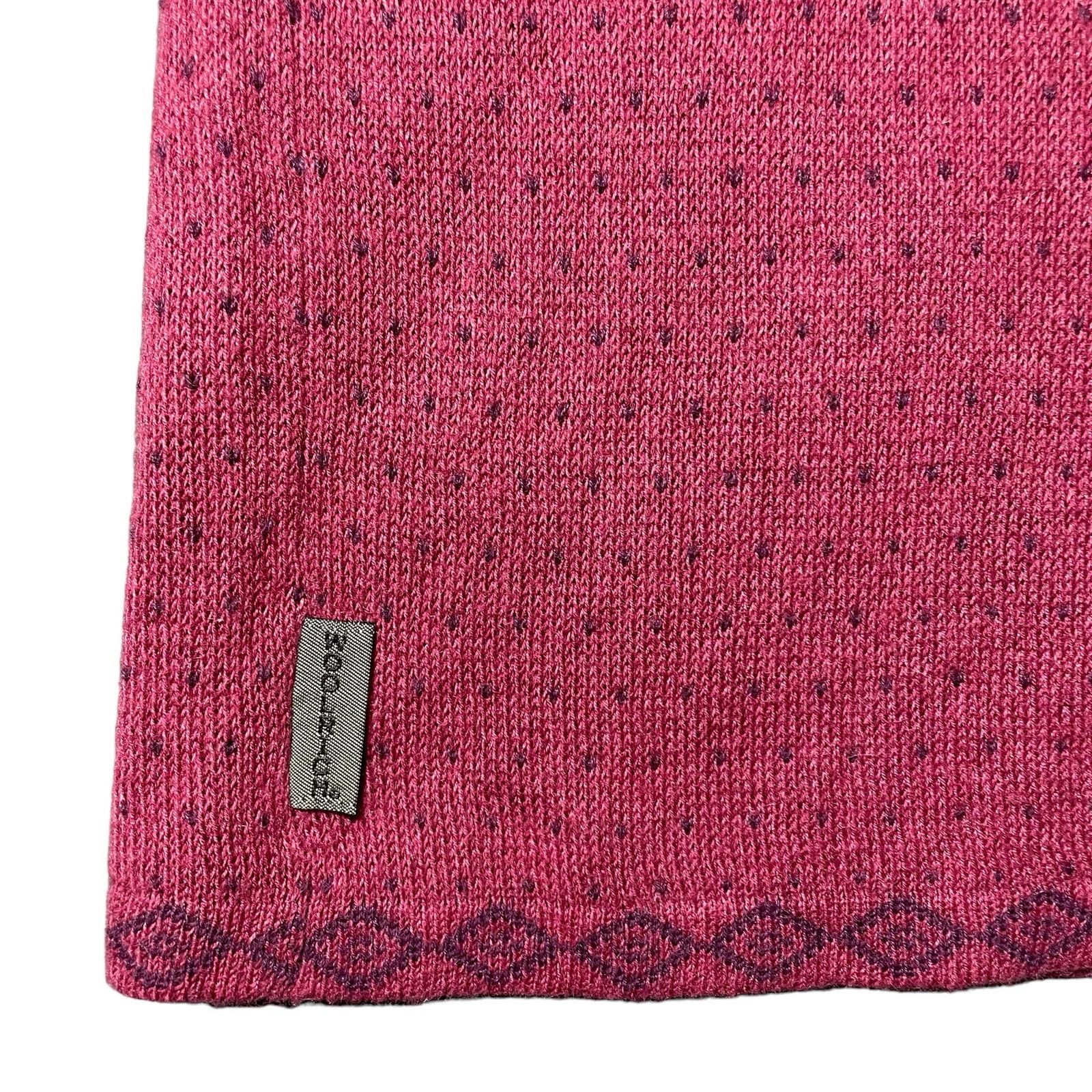 Woolrich Woolen Mills Woolrich Fair Isle Zip Up Cardigan Dahlia Magenta Pink Small Size S / US 4 / IT 40 - 7 Thumbnail