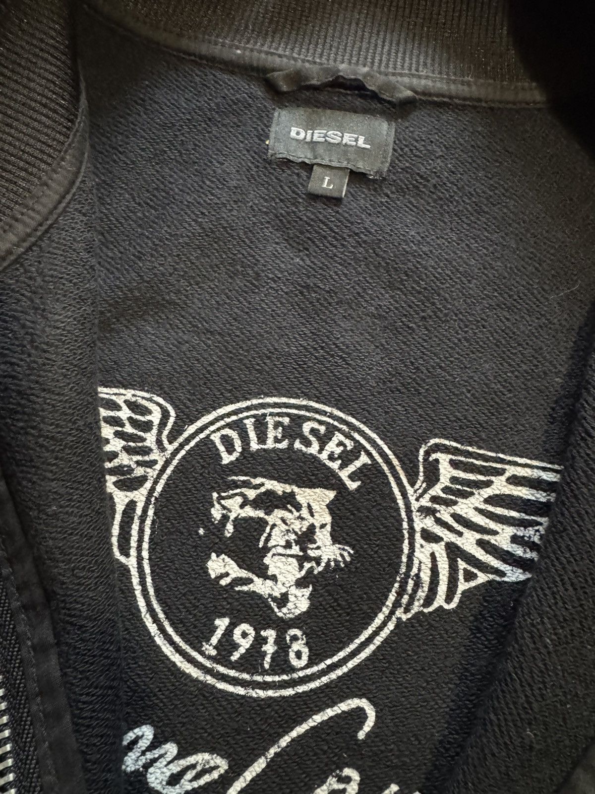 Diesel Basic Diesel superior quality knit double zip sweater Size US L / EU 52-54 / 3 - 11 Thumbnail