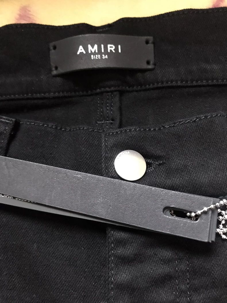Amiri Amiri high-end customization ice blue diamond destruction Size US 34 / EU 50 - 6 Thumbnail