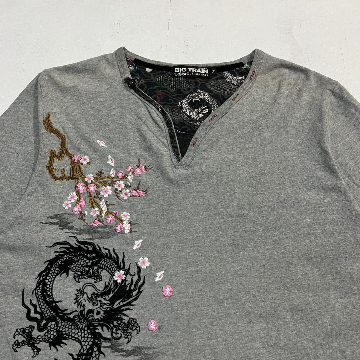 Karakuri Tamashii Big Train Dragon Embroidered Longsleve Size US M / EU 48-50 / 2 - 2 Thumbnail