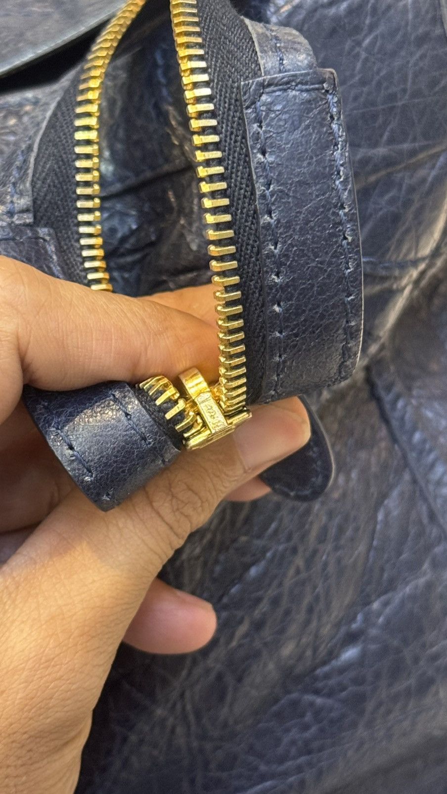 Balenciaga BALENCIAGA Persian Lambskin Leather Giant 12 Gold City Bag Size ONE SIZE - 10 Thumbnail
