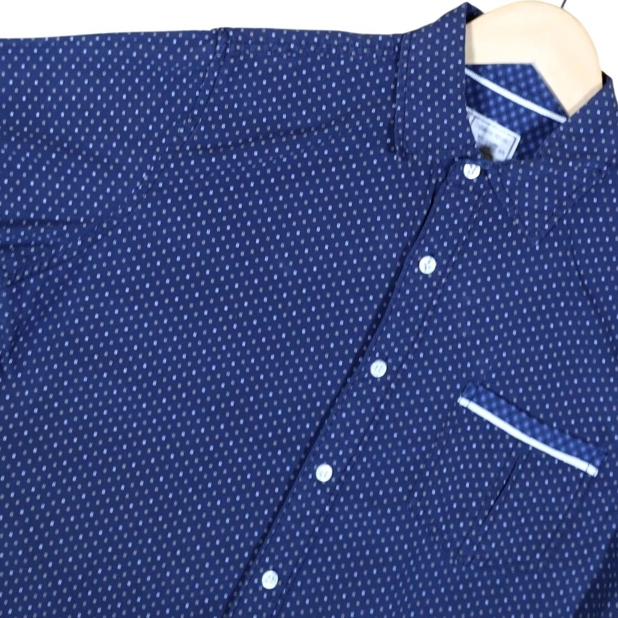 Alexander Julian Colours Alexander Julian Mens Small Dot Print Short Sleeve Button Down Shirt Size US S / EU 44-46 / 1 - 2 Thumbnail