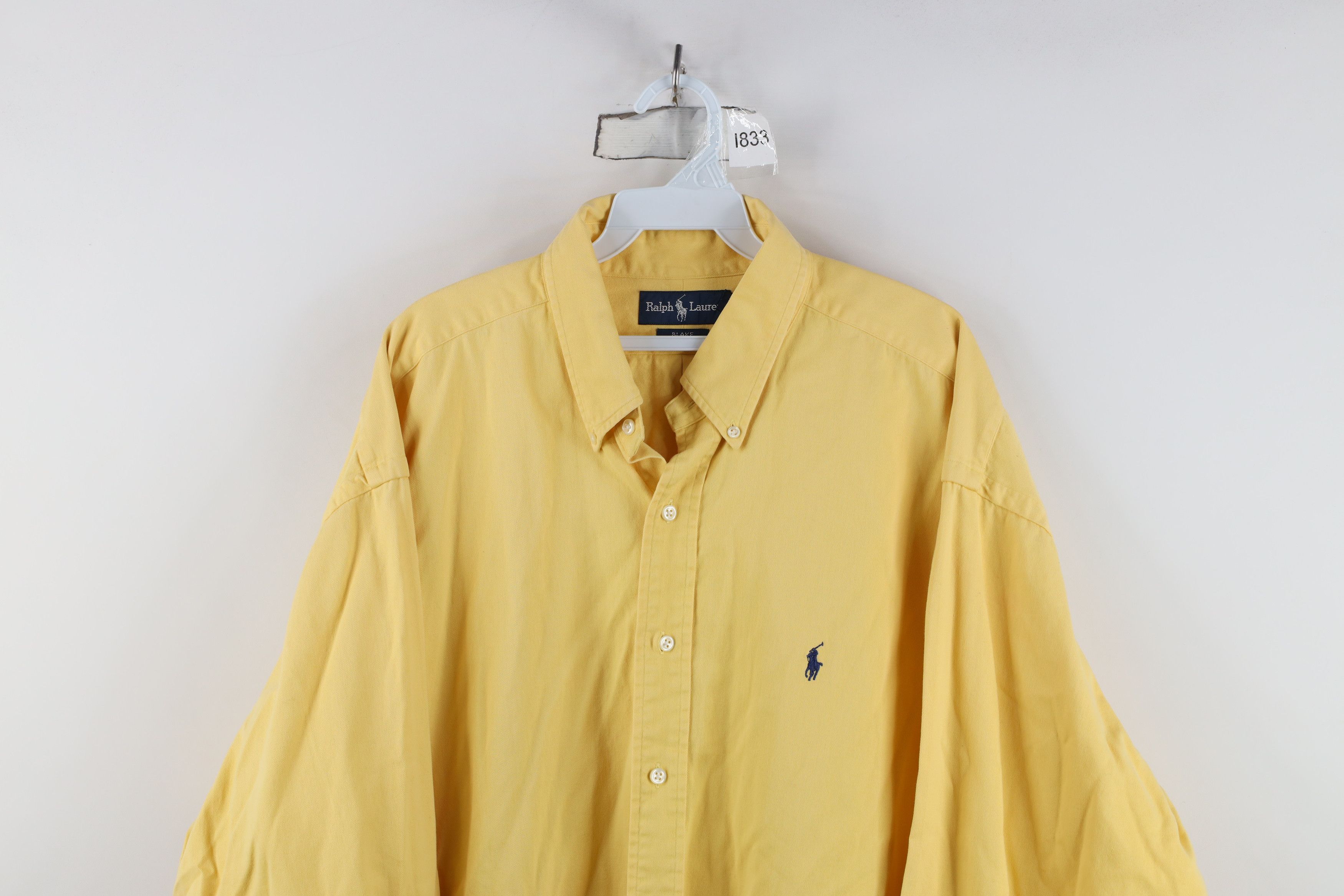 Polo Ralph Lauren Vintage 90s Ralph Lauren Cotton Collared Button Down Shirt Size US XXL / EU 58 / 5 - 2 Thumbnail