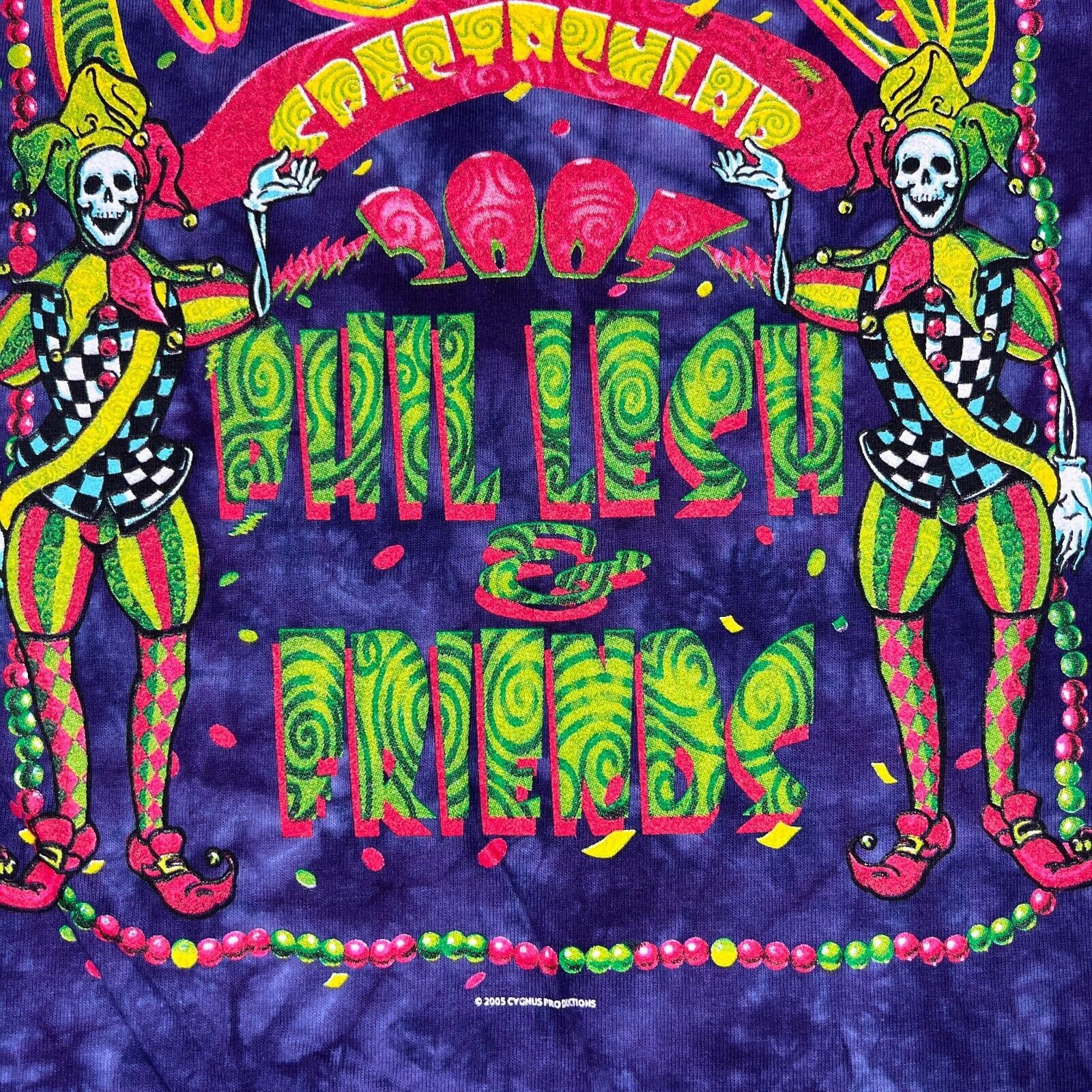 Other Phil Lesh and Friends 2005 Mardi Gras Grateful Dead Tie Dye Size US L / EU 52-54 / 3 - 5 Thumbnail