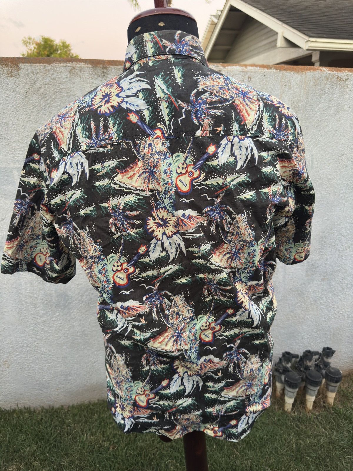Other Kahala Hawaiian Print Multicolored Full Button Men's Small Size US S / EU 44-46 / 1 - 2 Thumbnail